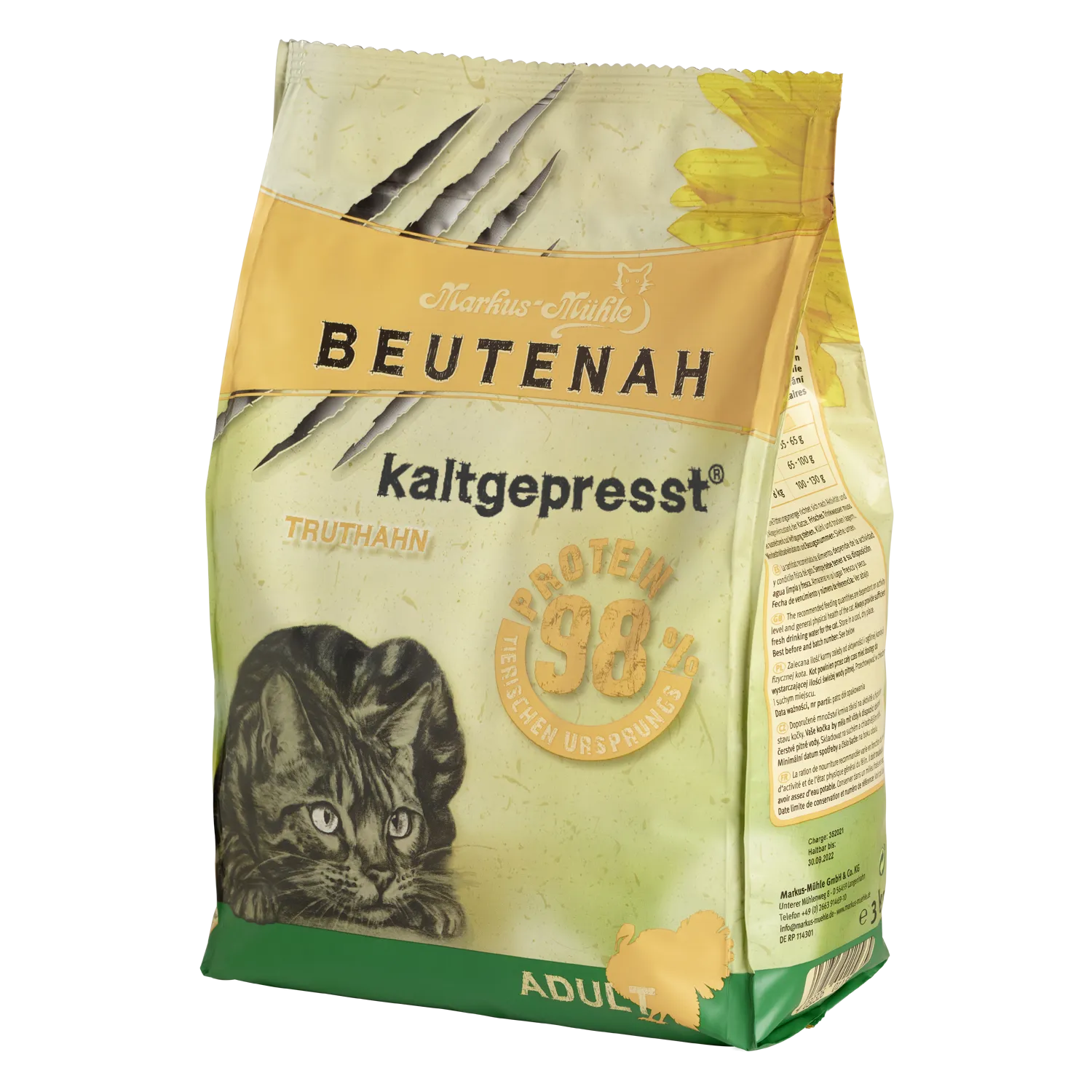 Markus-Mühle BEUTENAH Truthahn 3 kg Katzenfutter