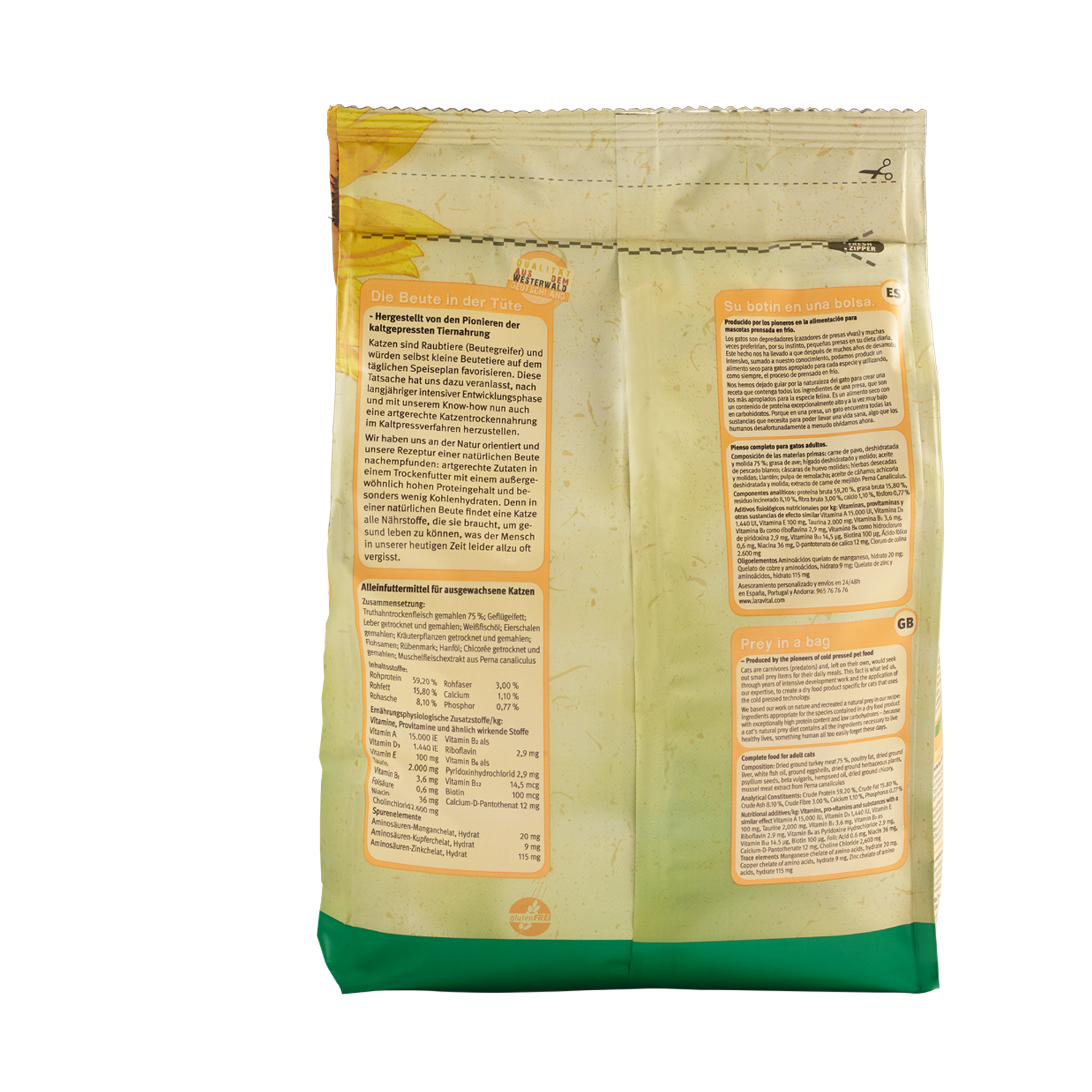 Markus-Mühle BEUTENAH Truthahn 3 kg Katzenfutter