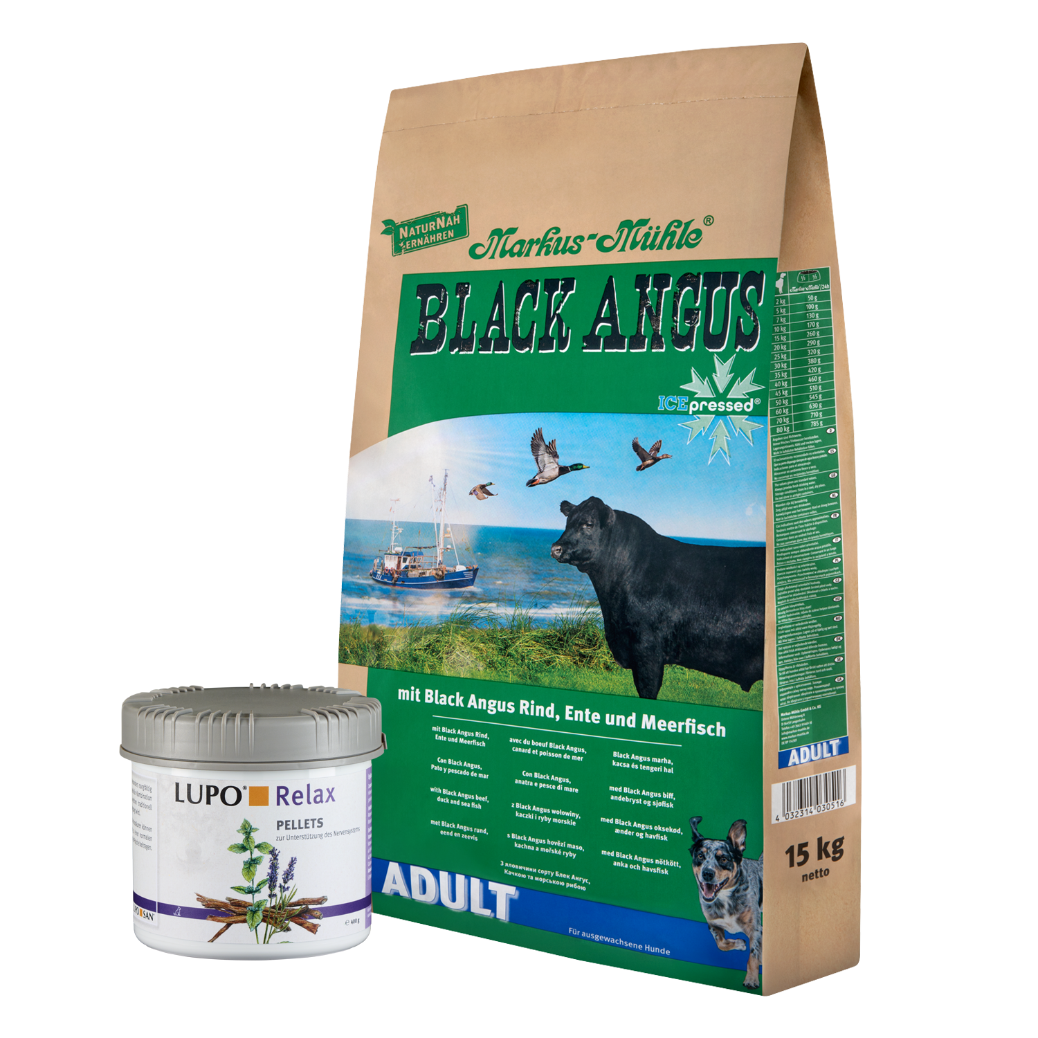 Vorteils-Paket: Black Angus Adult + LUPO Relax