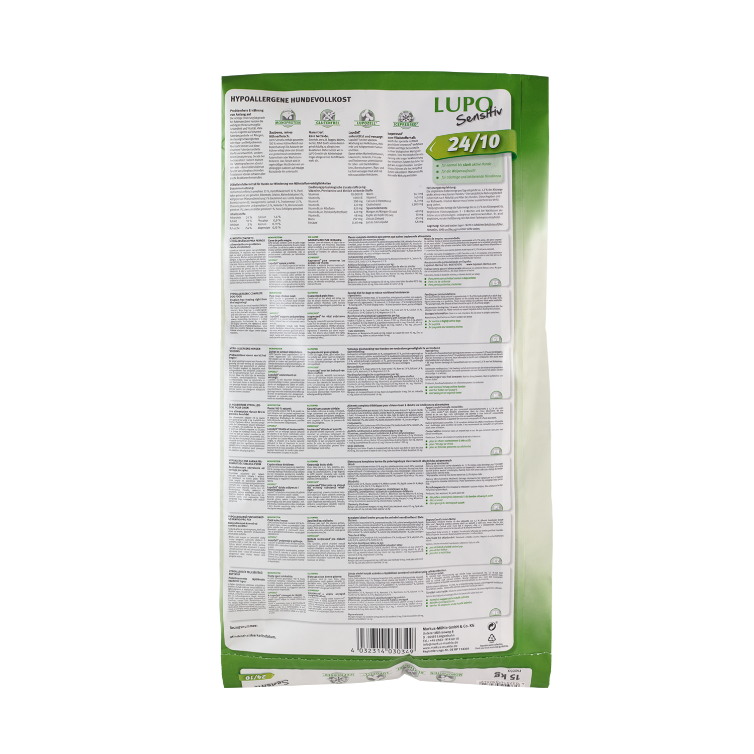 LUPO Sensitiv 24/10 15 kg