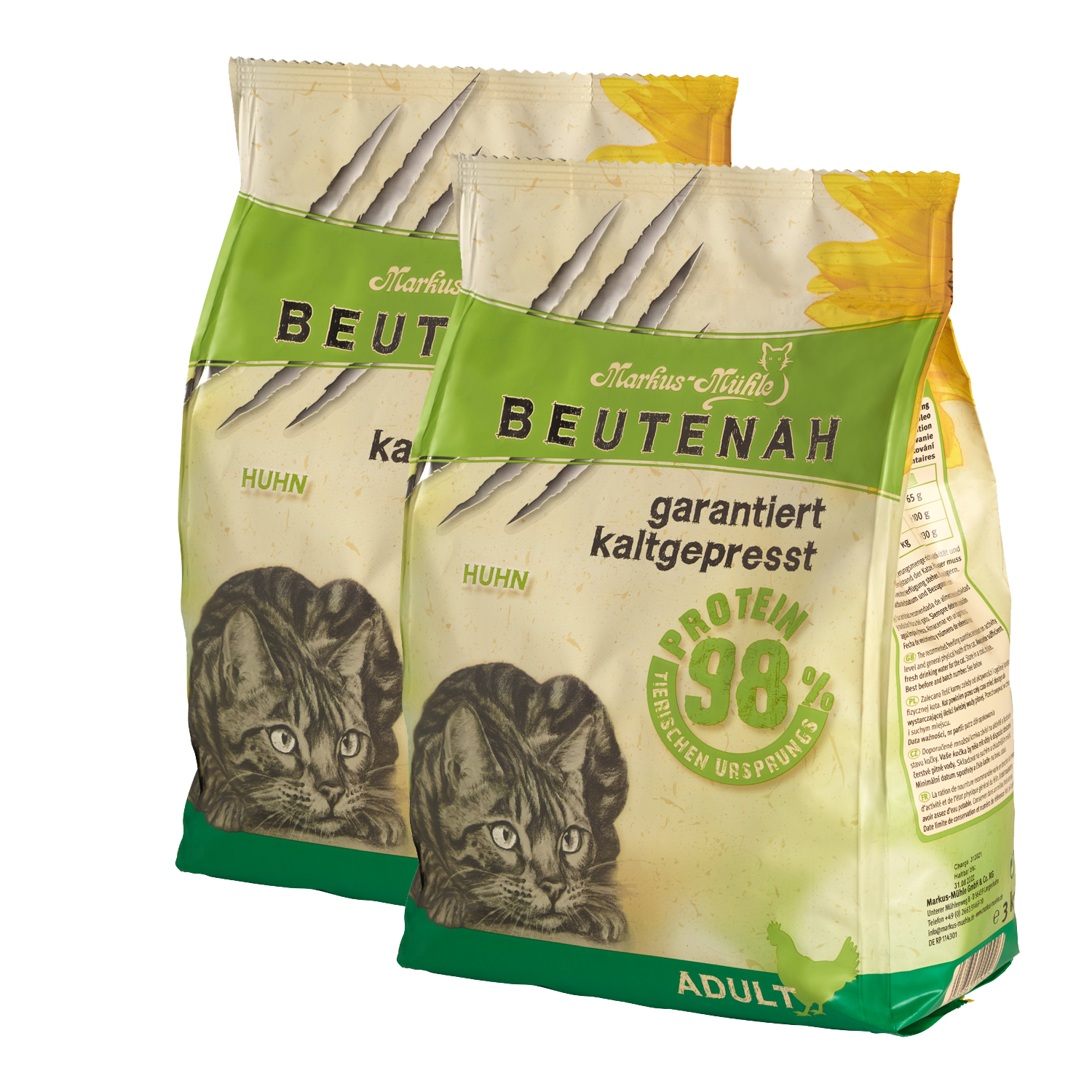 Doppelpack Markus Mühle BEUTENAH Huhn 2 x 3 kg