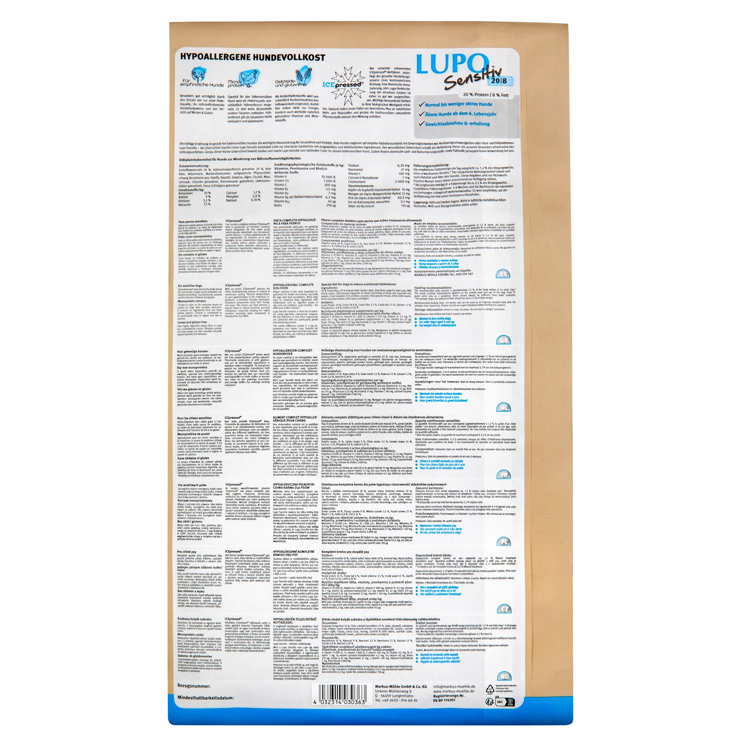 LUPO Sensitiv 20/8 5 kg