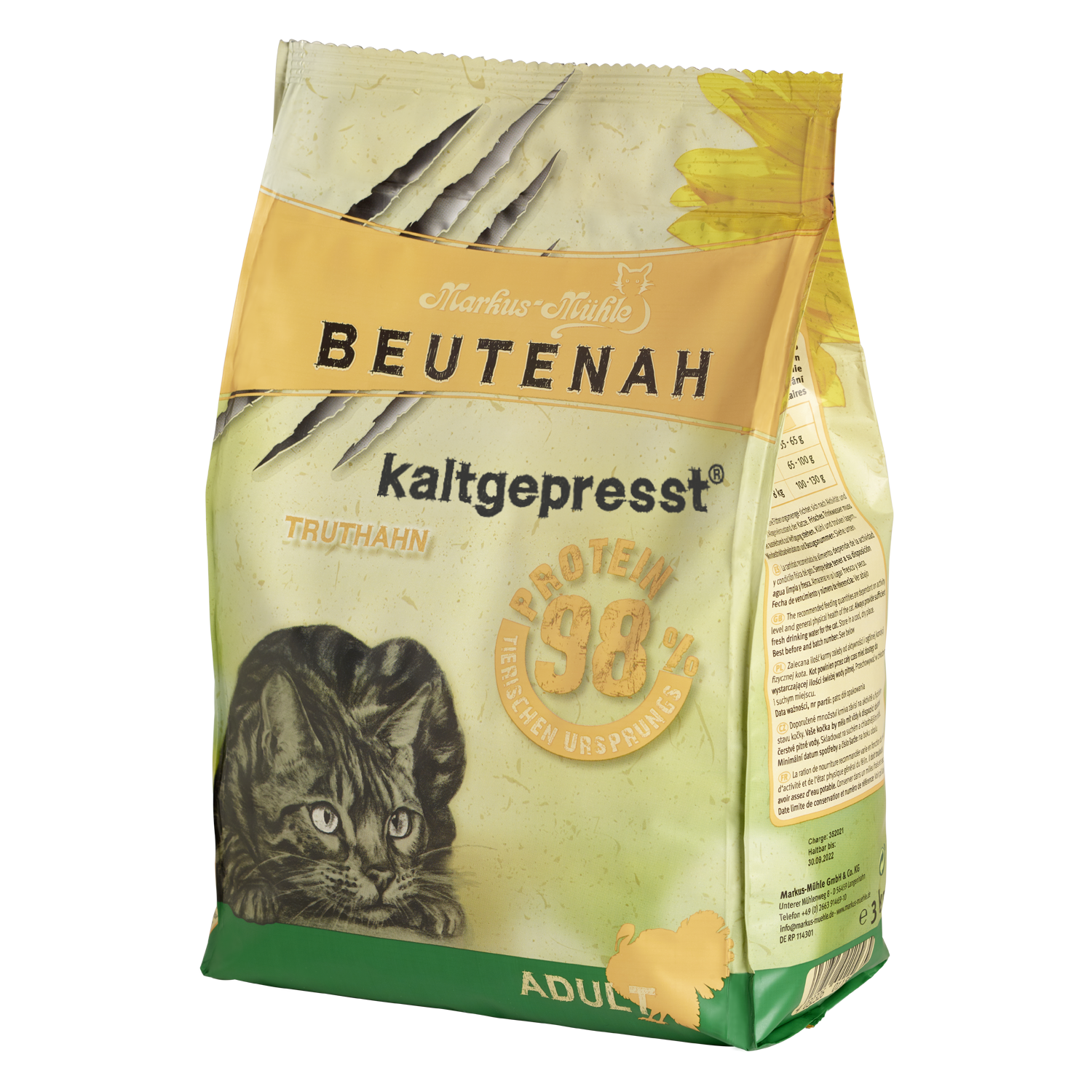 Markus-Mühle BEUTENAH Truthahn 3 kg Katzenfutter