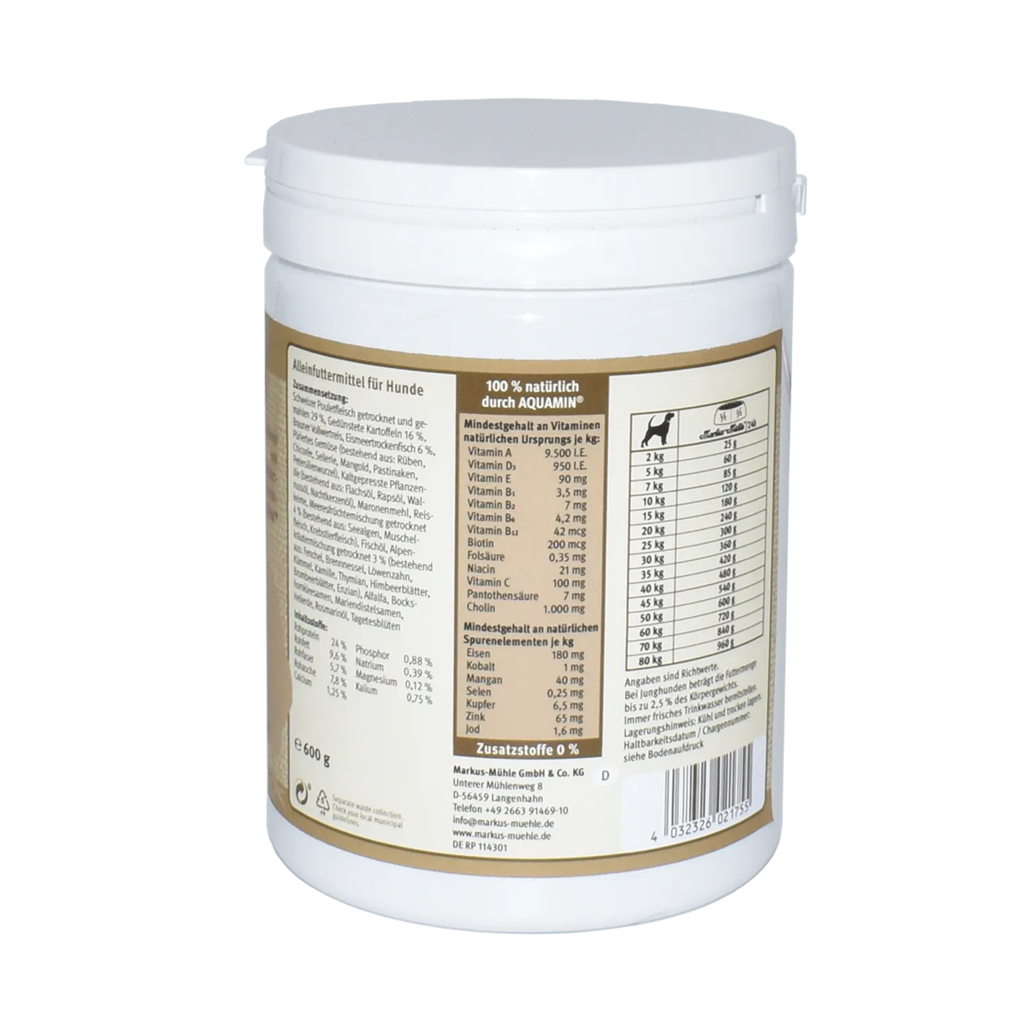 Schnupperangebot Markus-Mühle TRUE NATURE 600 g