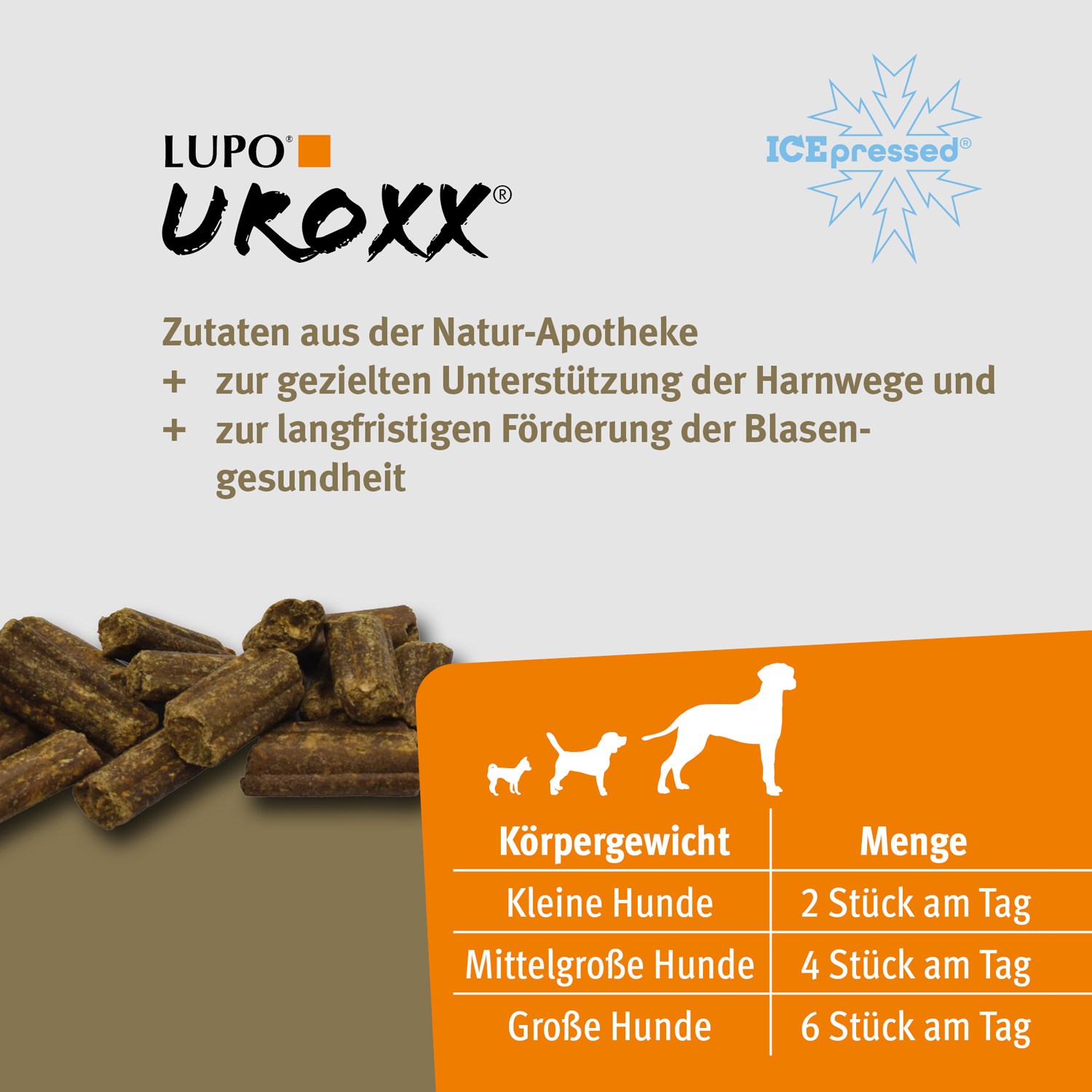 LUPO UROXX Snack für Hunde 325 g