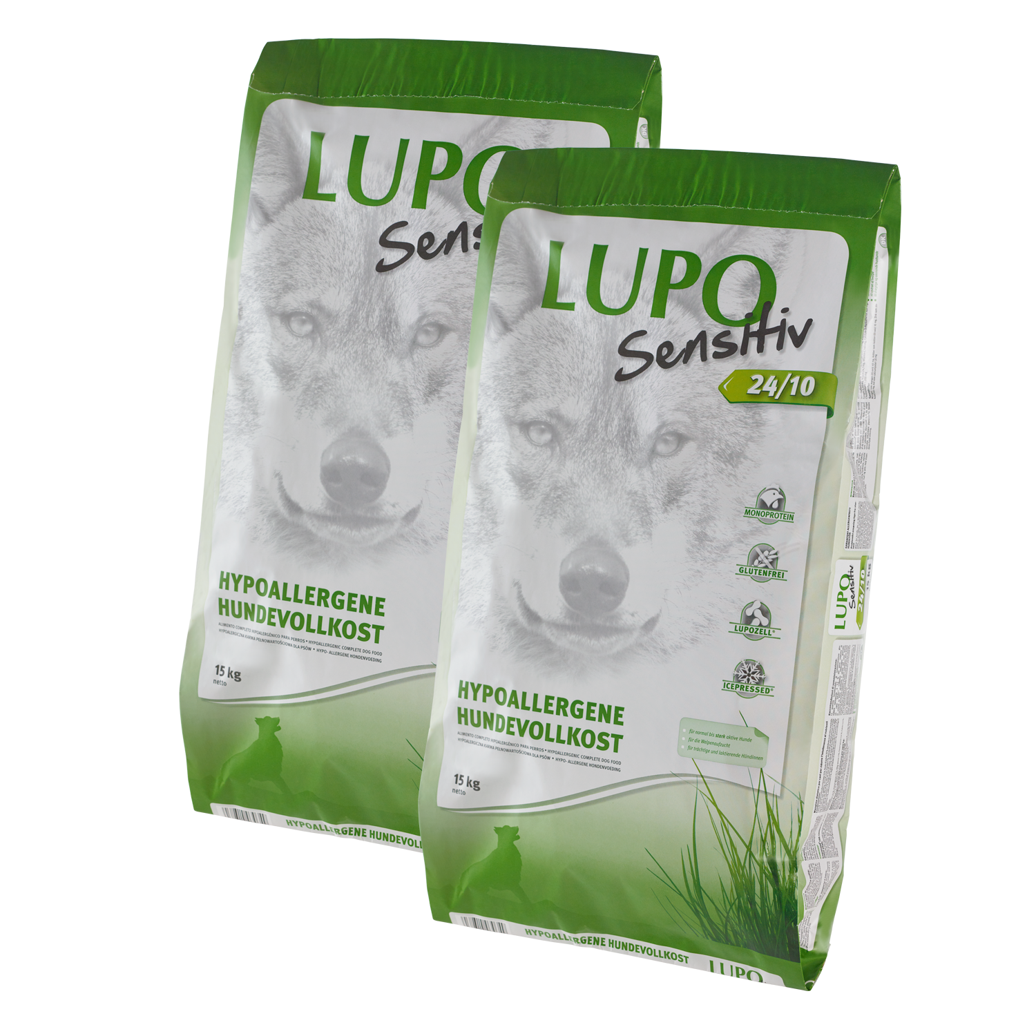 Doppelpack Markus-Mühle LUPO Sensitiv 24/10 15 kg