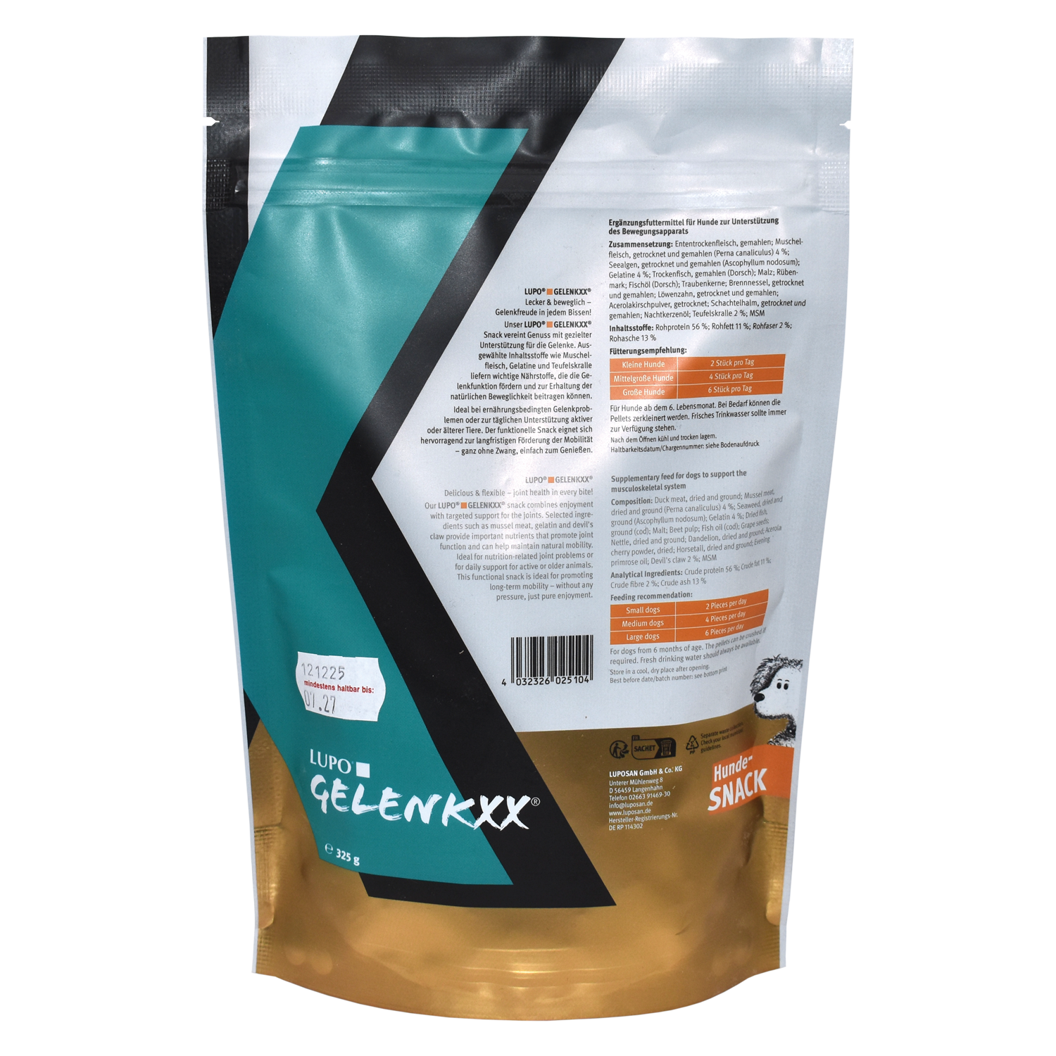 LUPO GELENKXX Snack für Hunde 325 g