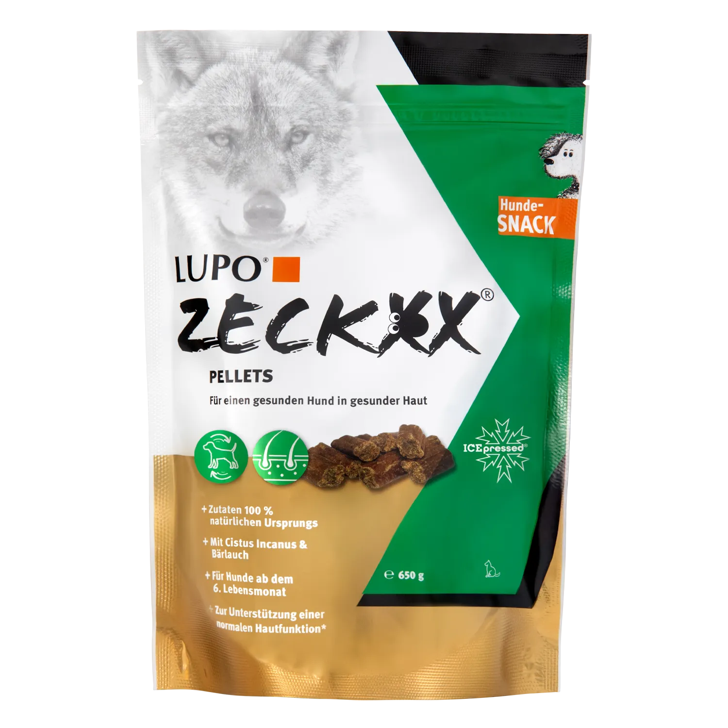 LUPO ZECKXX Snack für Hunde 650 g