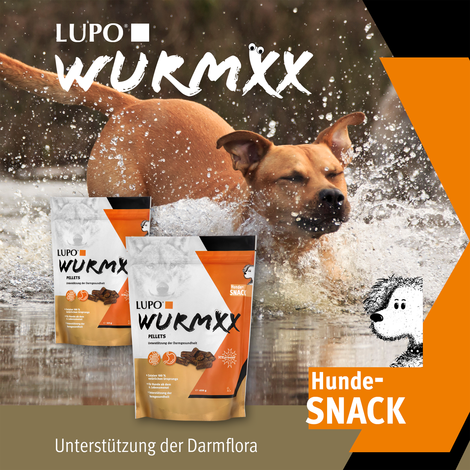 LUPO WURMXX Snack für Hunde 325 g LUPO WURMXX Snack für Hunde 325 g