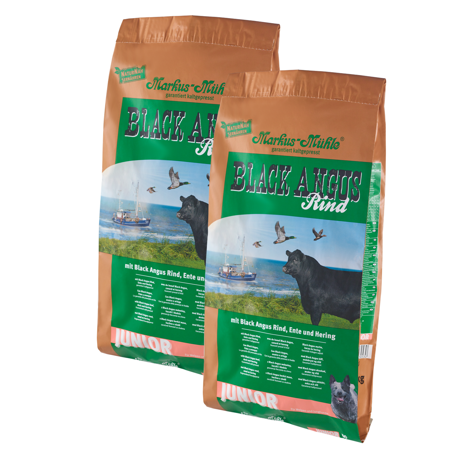 Doppelpack Markus-Mühle BLACK ANGUS JUNIOR 15 kg