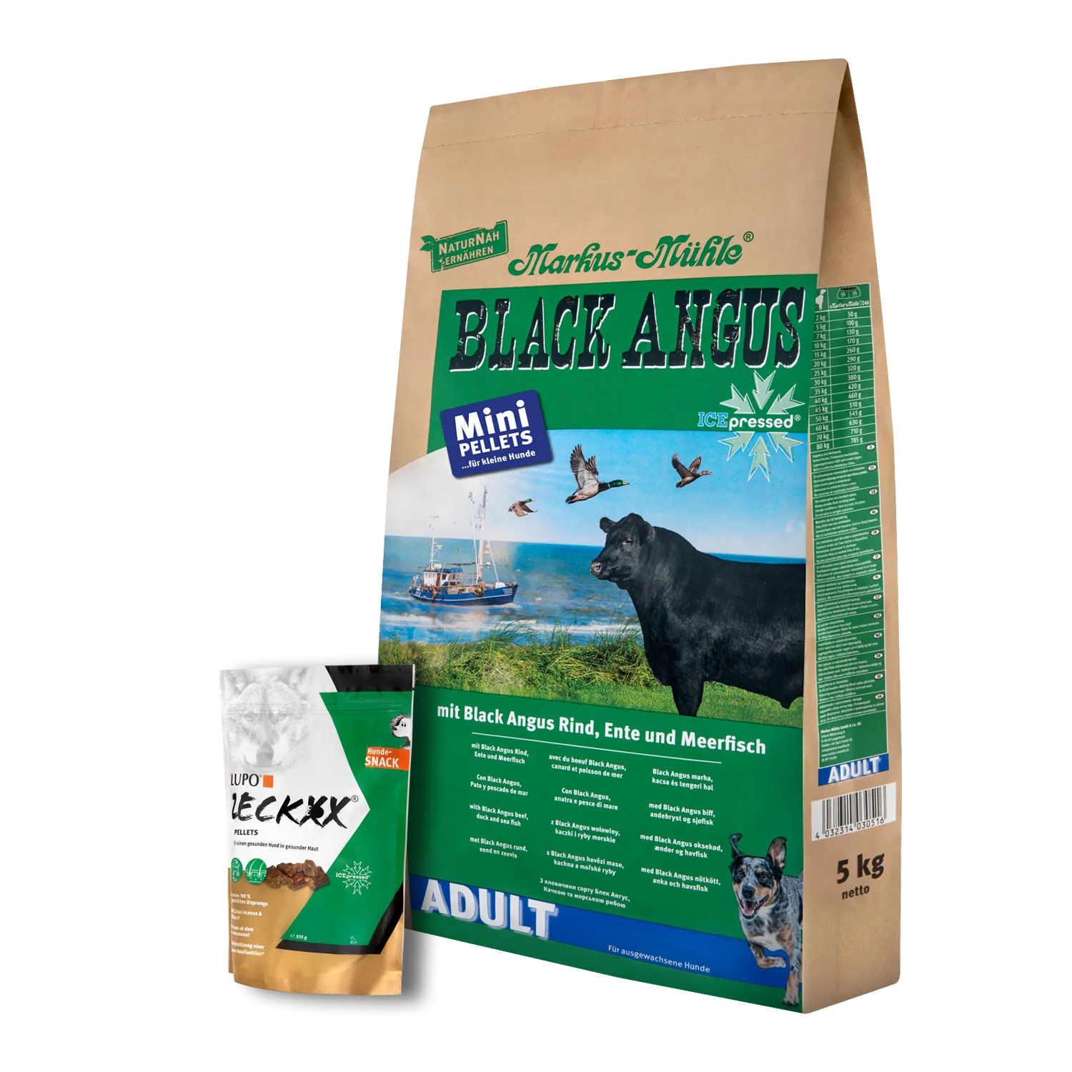Saison-Paket: Black Angus Mini 5 kg + ZECKXX 325g