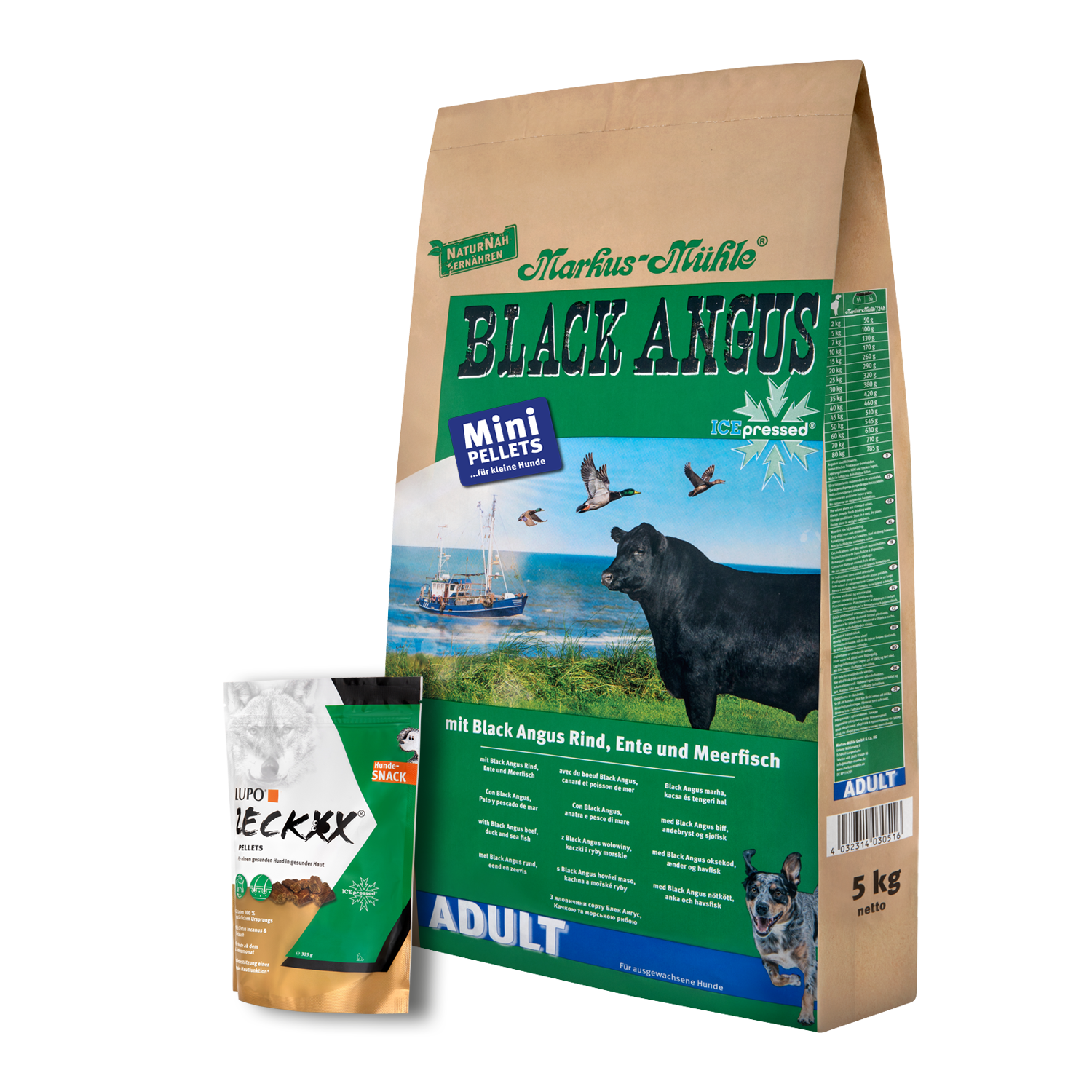 Saison-Paket: Black Angus Mini 5 kg + ZECKXX 325g