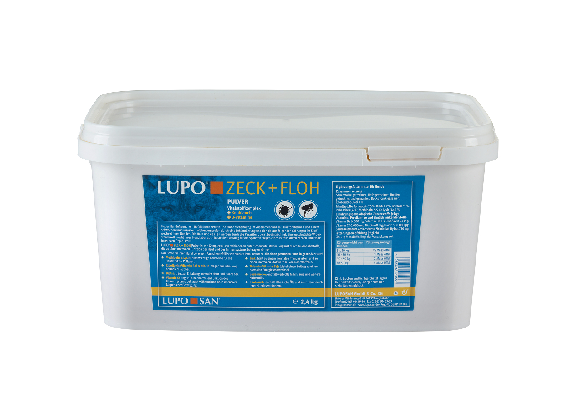 LUPO Zeck + Floh 2,4 kg
