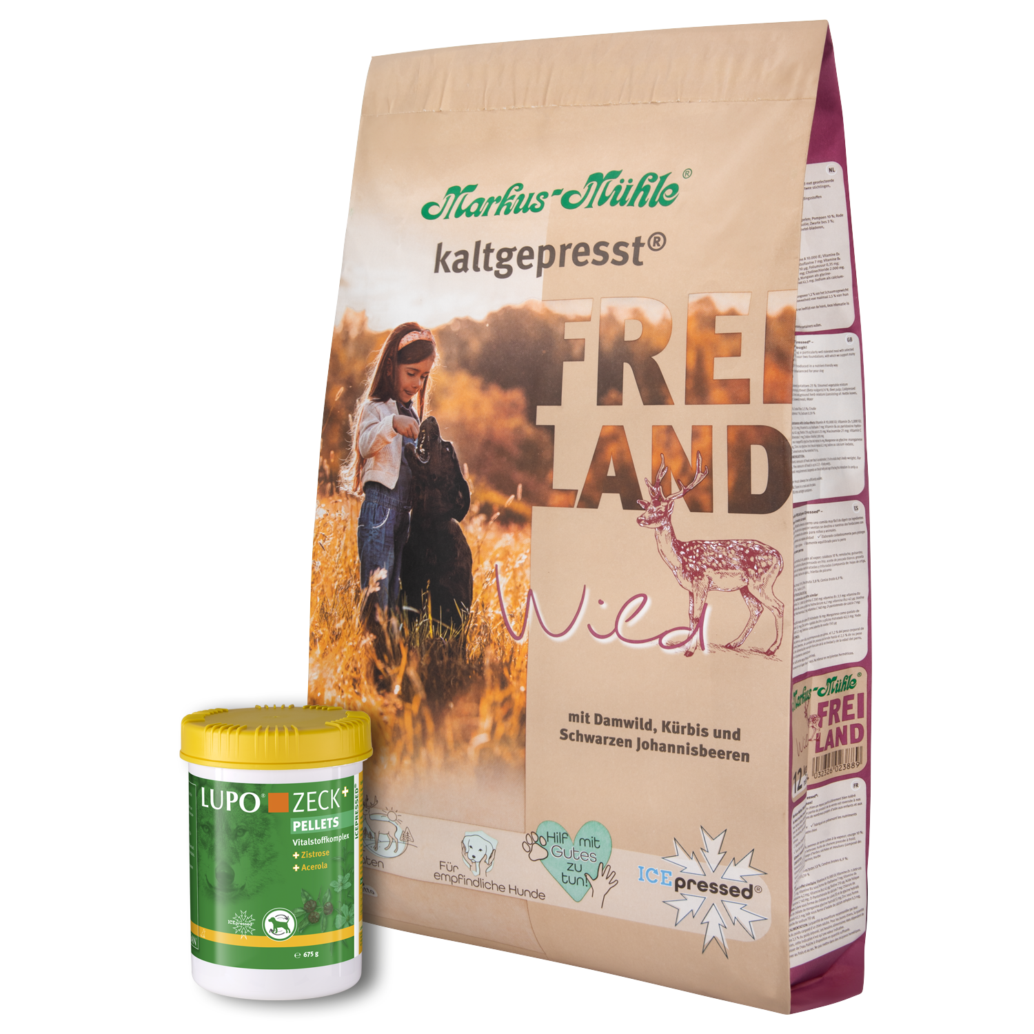 Saison-Paket: Freiland Wild 12 kg + Zeck+ 675g