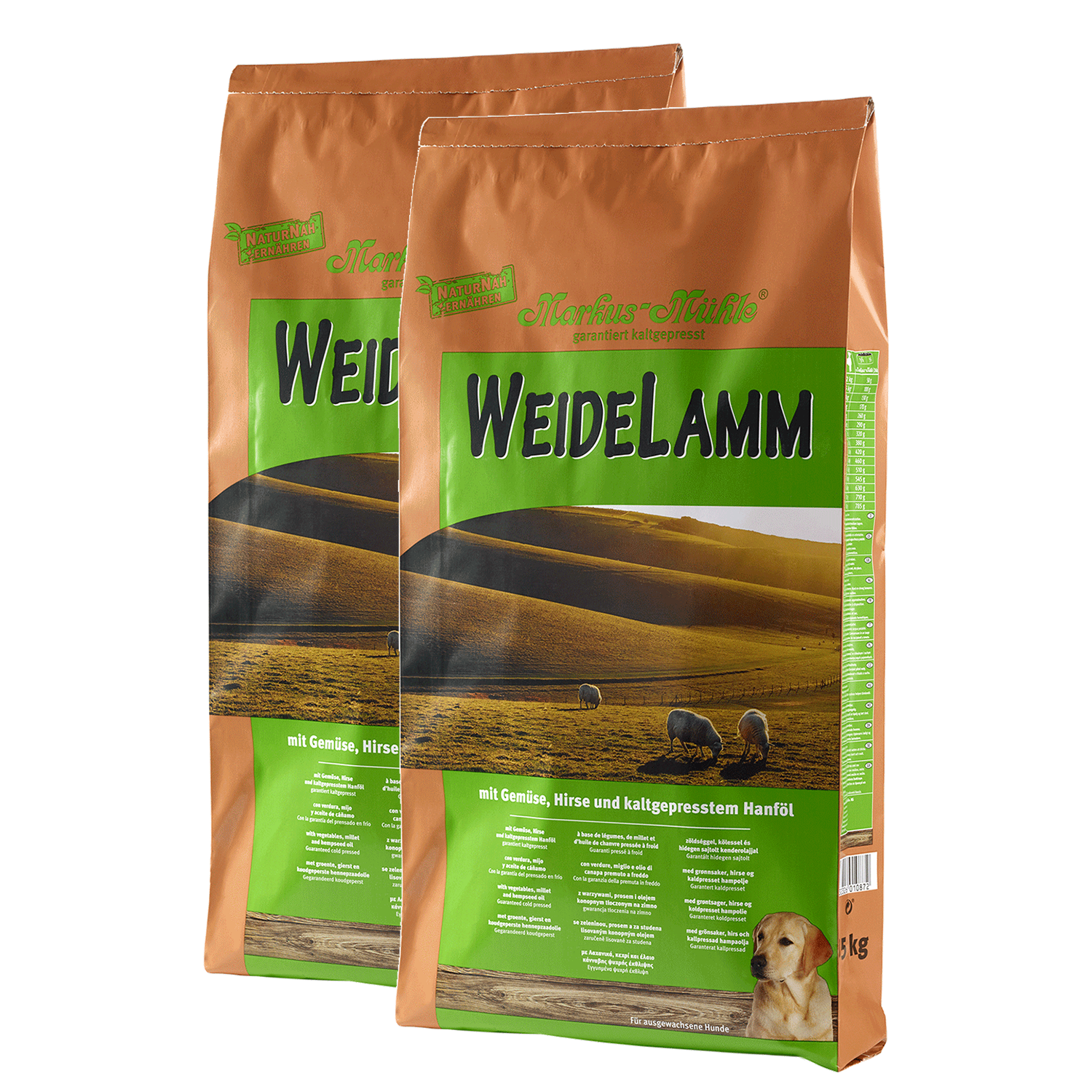 Doppelpack Markus-Mühle WEIDELAMM 15 kg