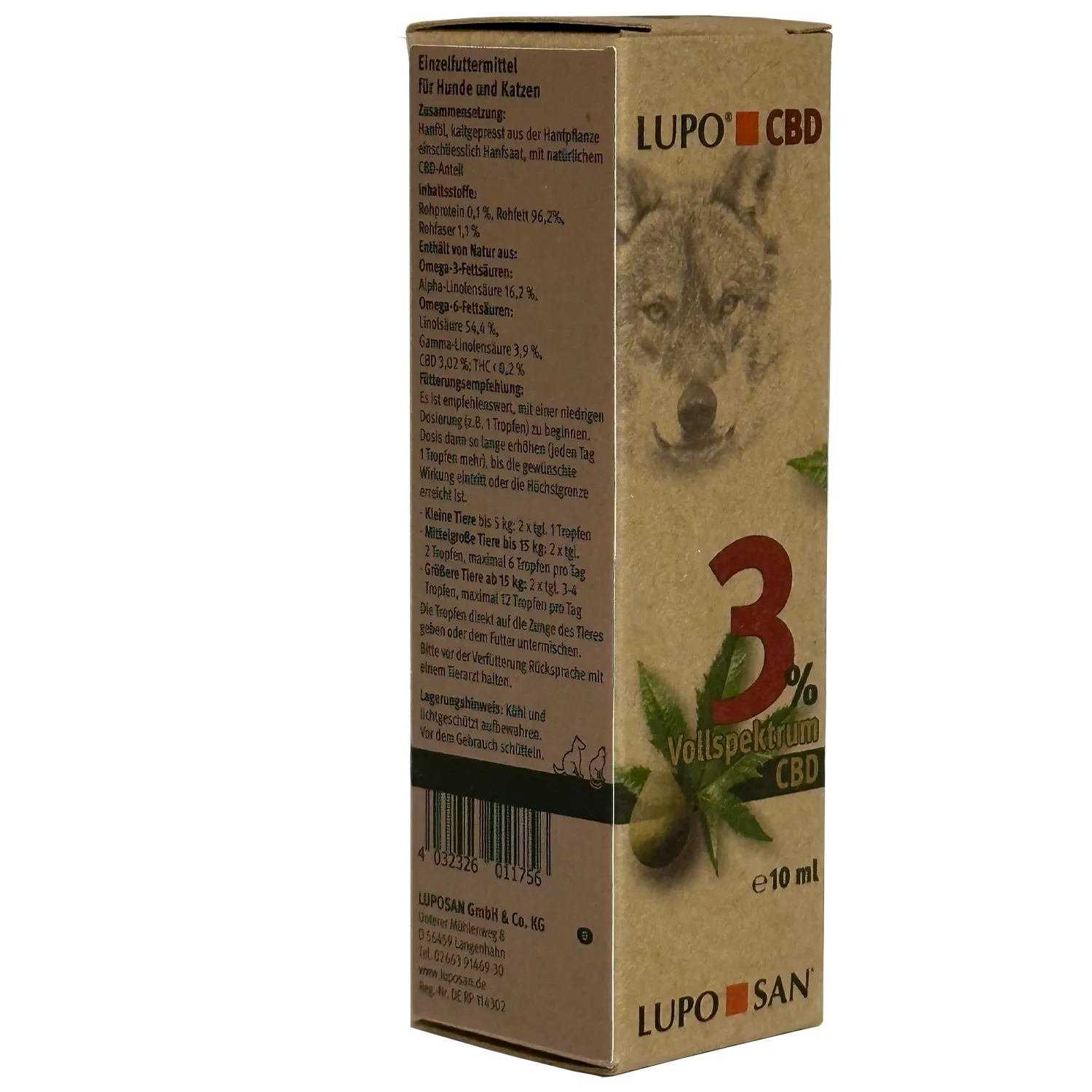 LUPO Hanföl-CBD 10ml