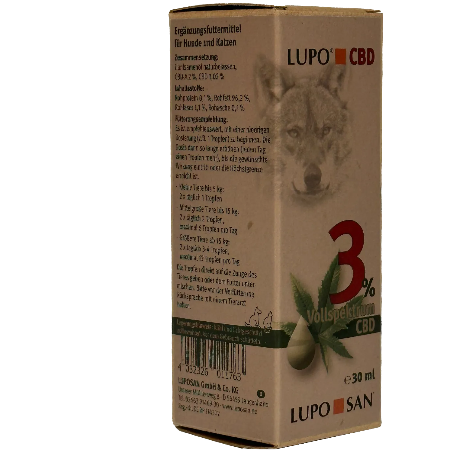 LUPO Hanföl-CBD 30ml