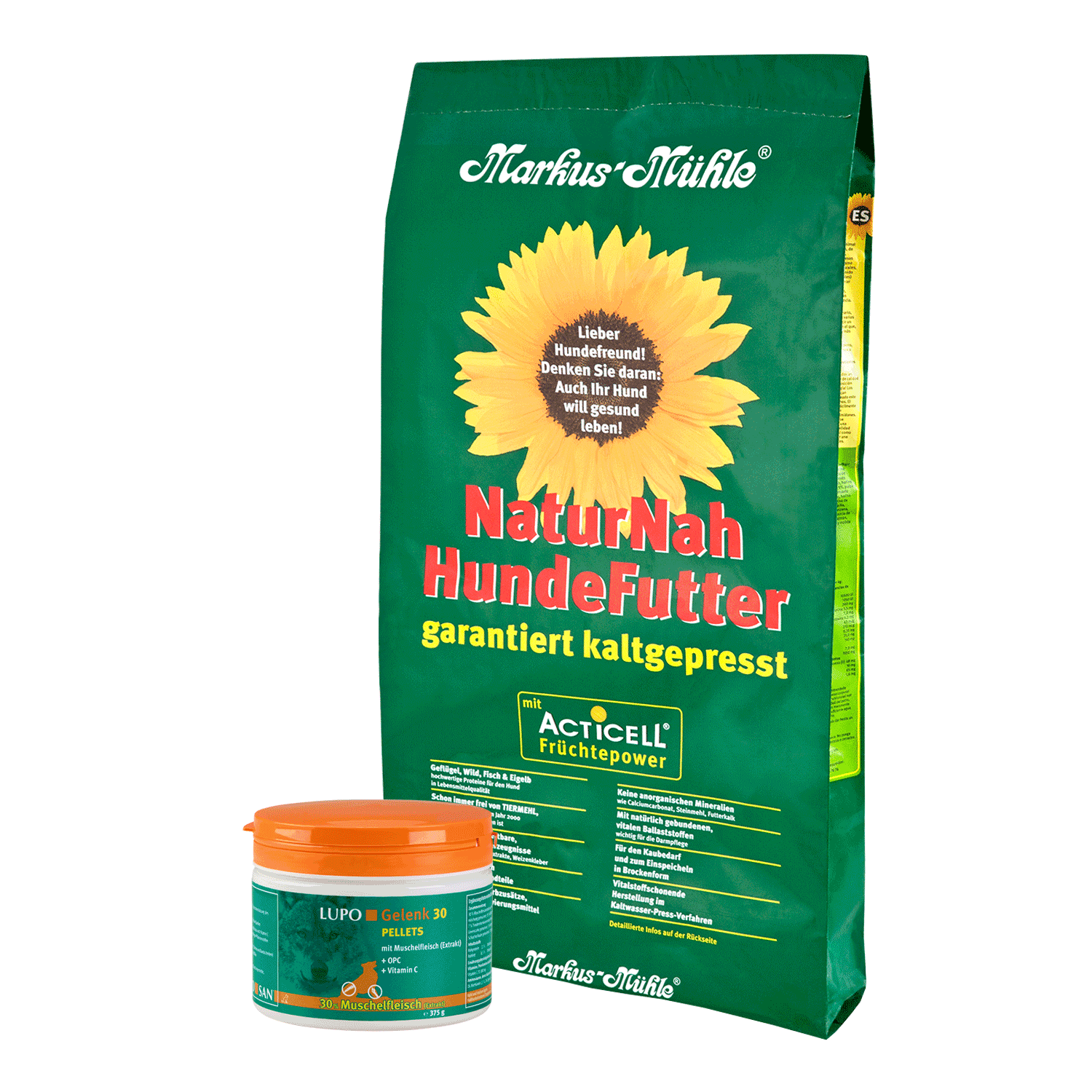 Bestseller-Paket NaturNah 15 kg + LUPO Gelenk 30 375 g