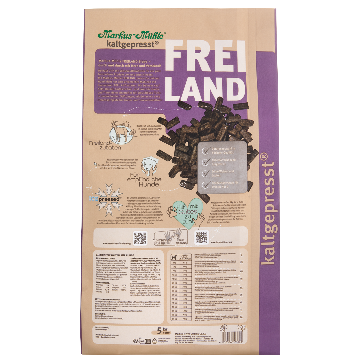 Markus-Mühle Freiland Ziege 5 kg