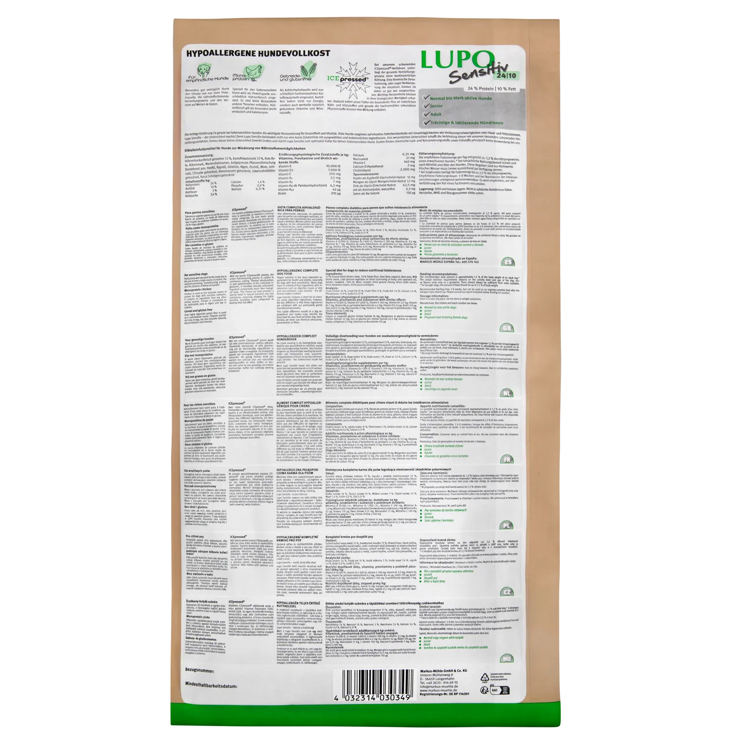 LUPO Sensitiv 24/10 15 kg