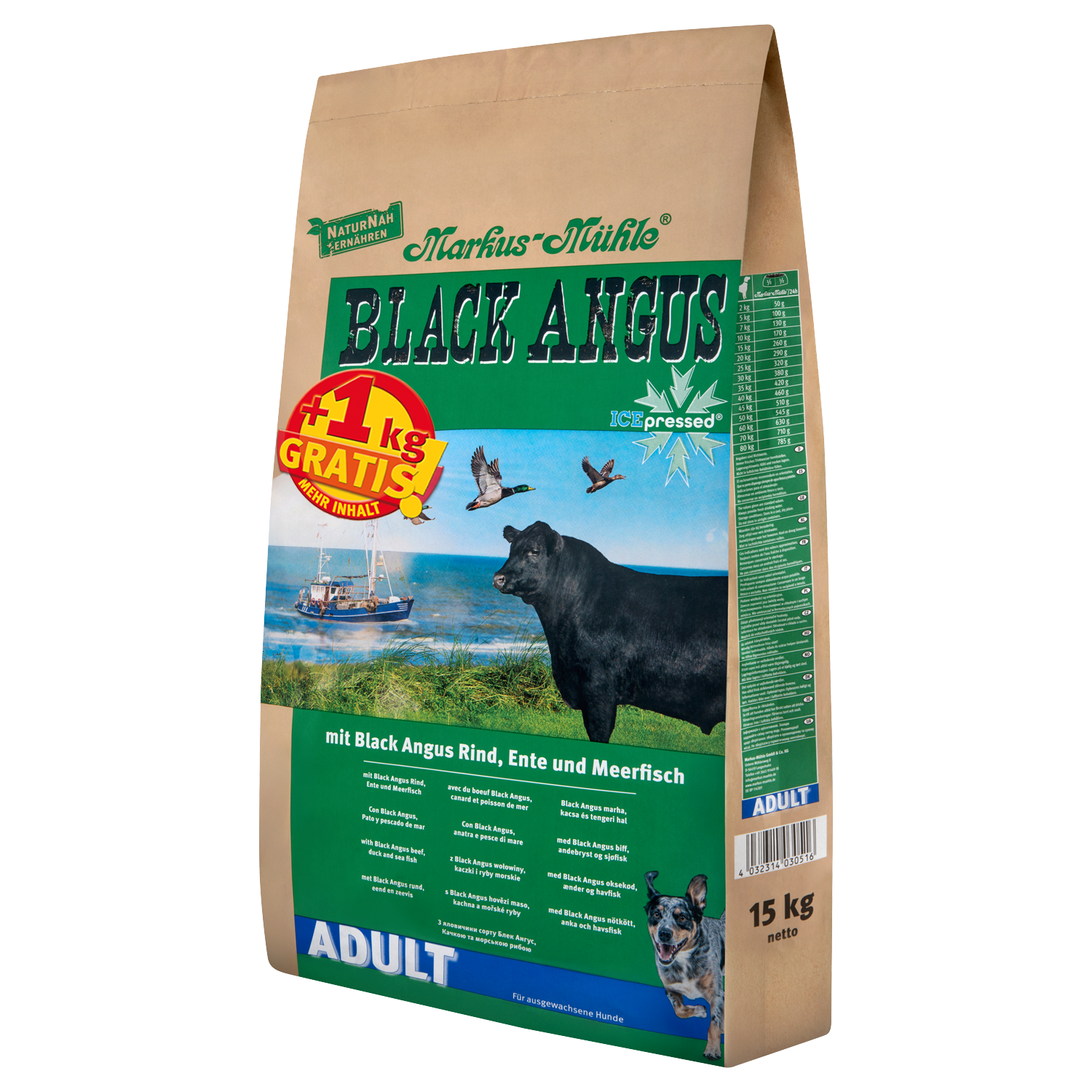 BLACK ANGUS Adult 15kg + 1kg GRATIS