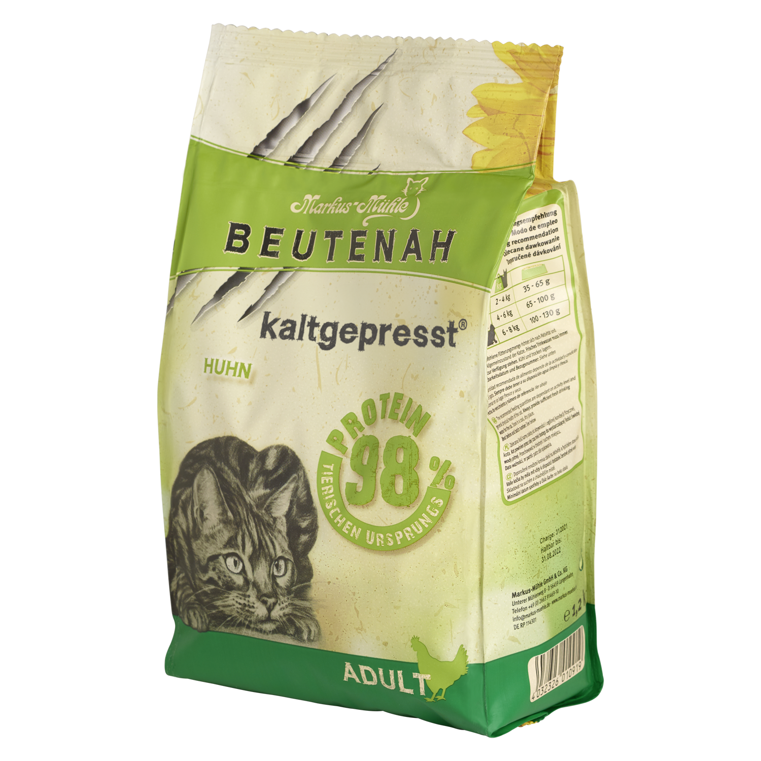 Markus-Mühle BEUTENAH Huhn 1,2 kg Katzenfutter