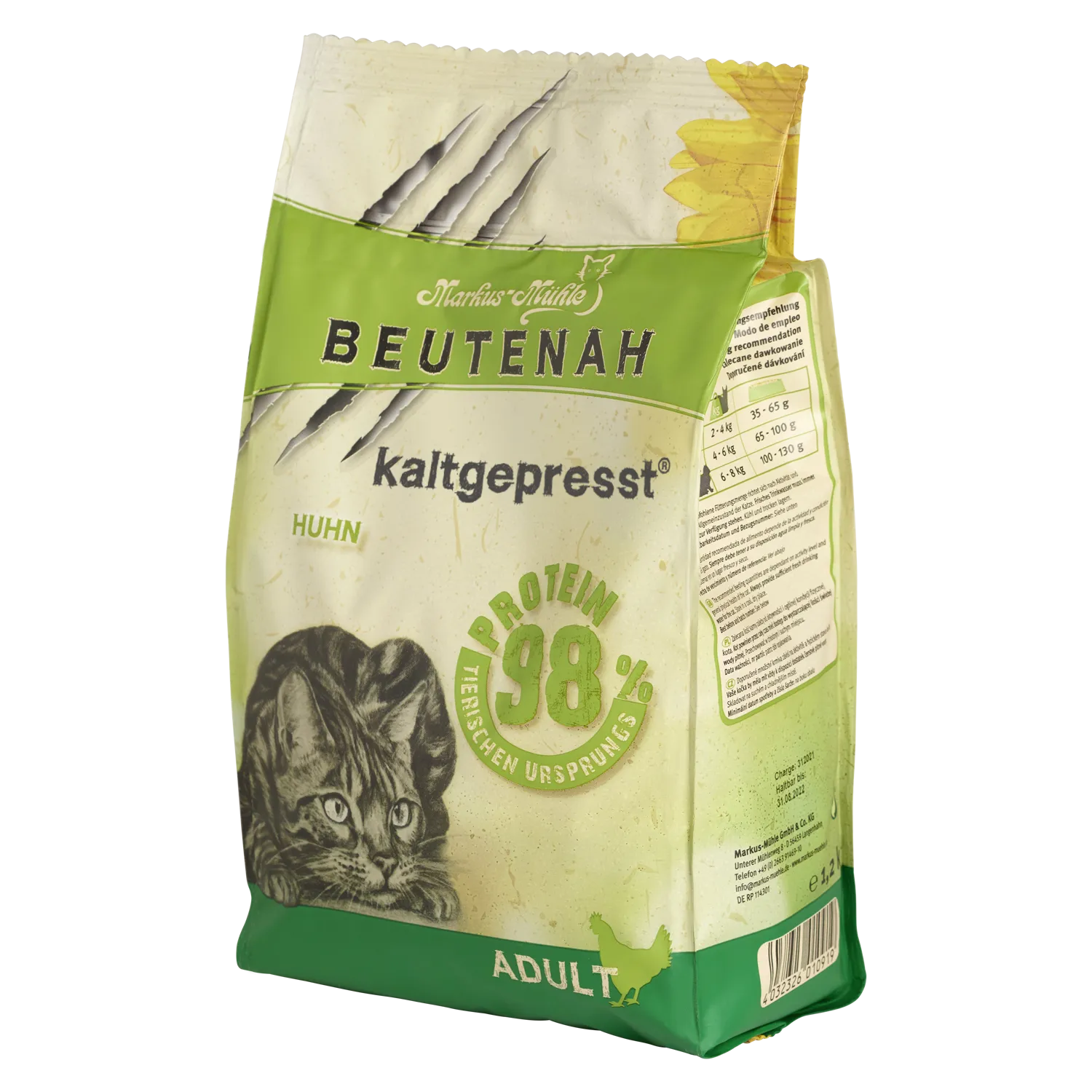 Markus-Mühle BEUTENAH Huhn 1,2 kg Katzenfutter