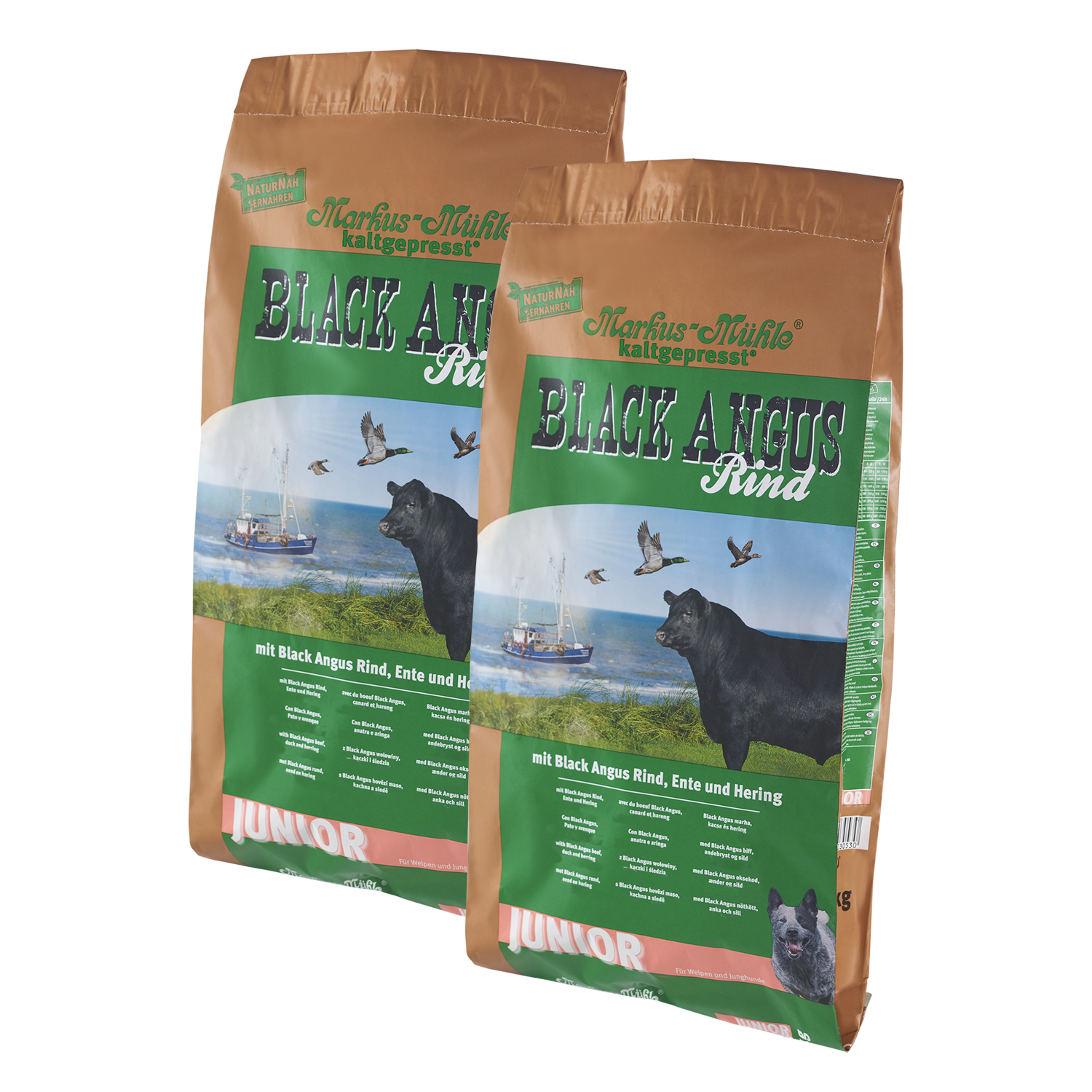 Doppelpack Markus-Mühle BLACK ANGUS JUNIOR 15 kg