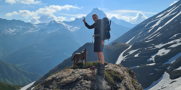 Lars und Beppo unterwegs: Die Alpenüberquerung 2023
