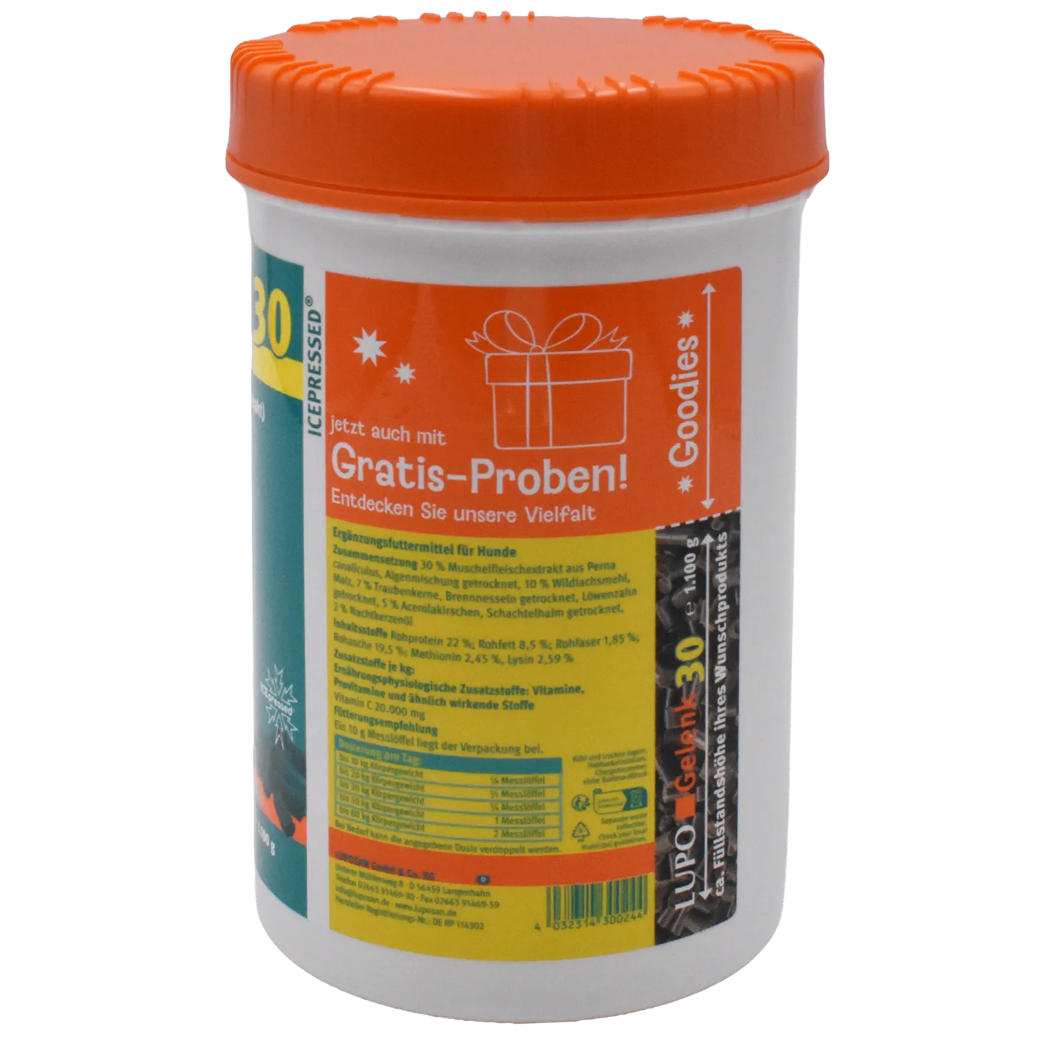 LUPO GELENK 30 in der Vorteilsdose mit SnackXX