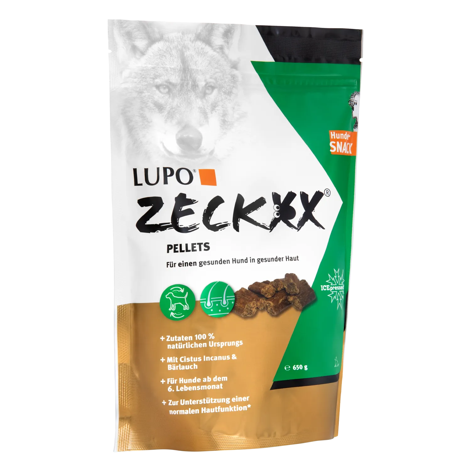 LUPO ZECKXX Snack für Hunde 650 g