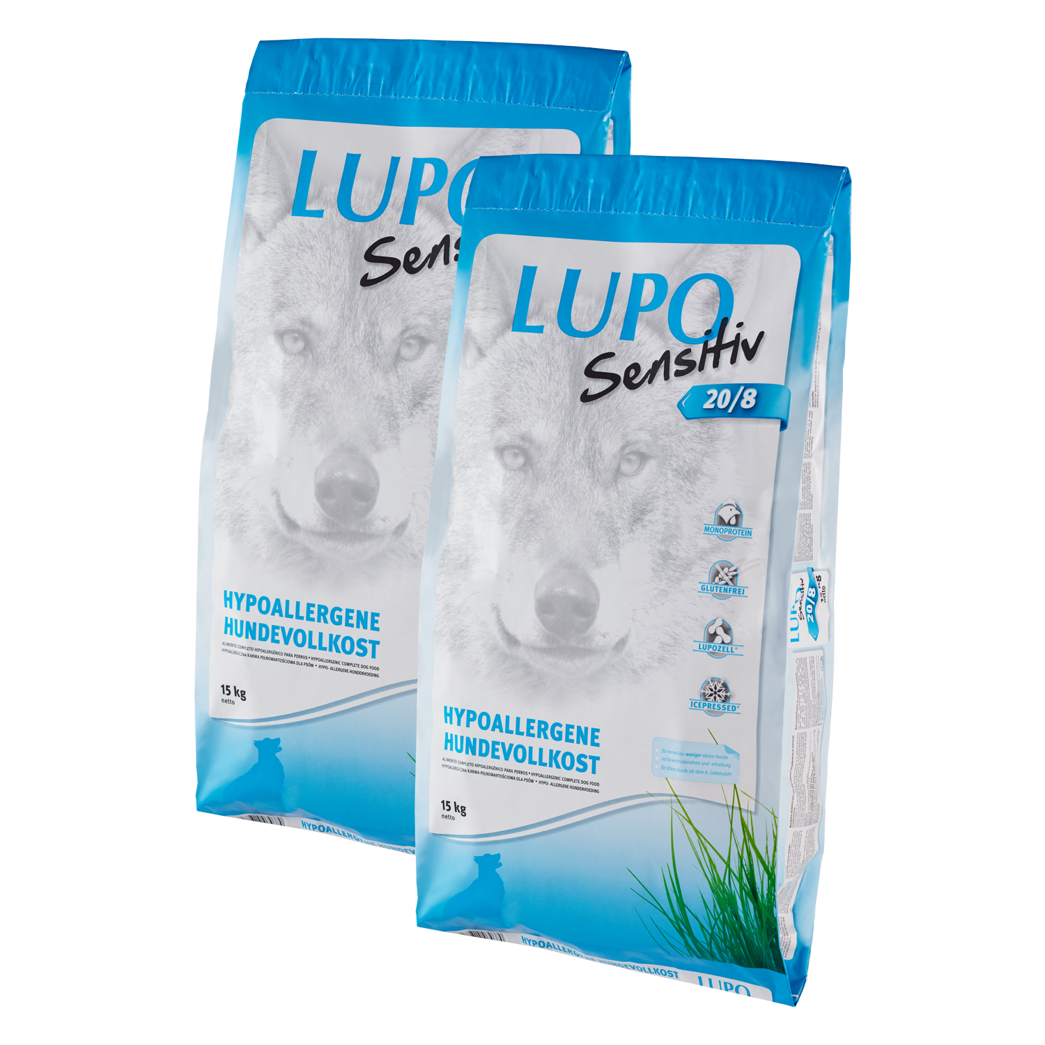 Doppelpack Markus-Mühle LUPO Sensitiv 20/8 15 kg