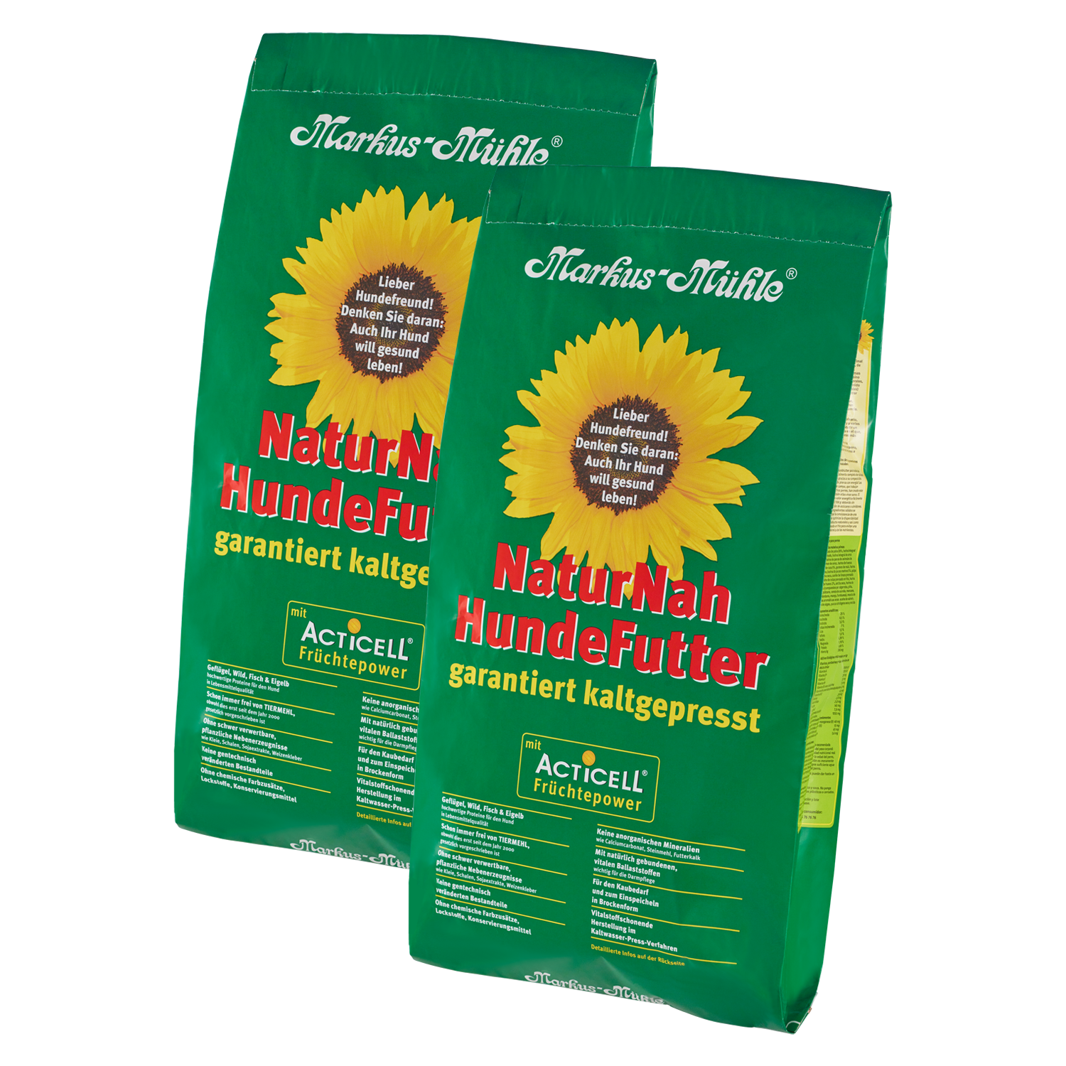 Doppelpack Markus-Mühle NaturNah 15 kg