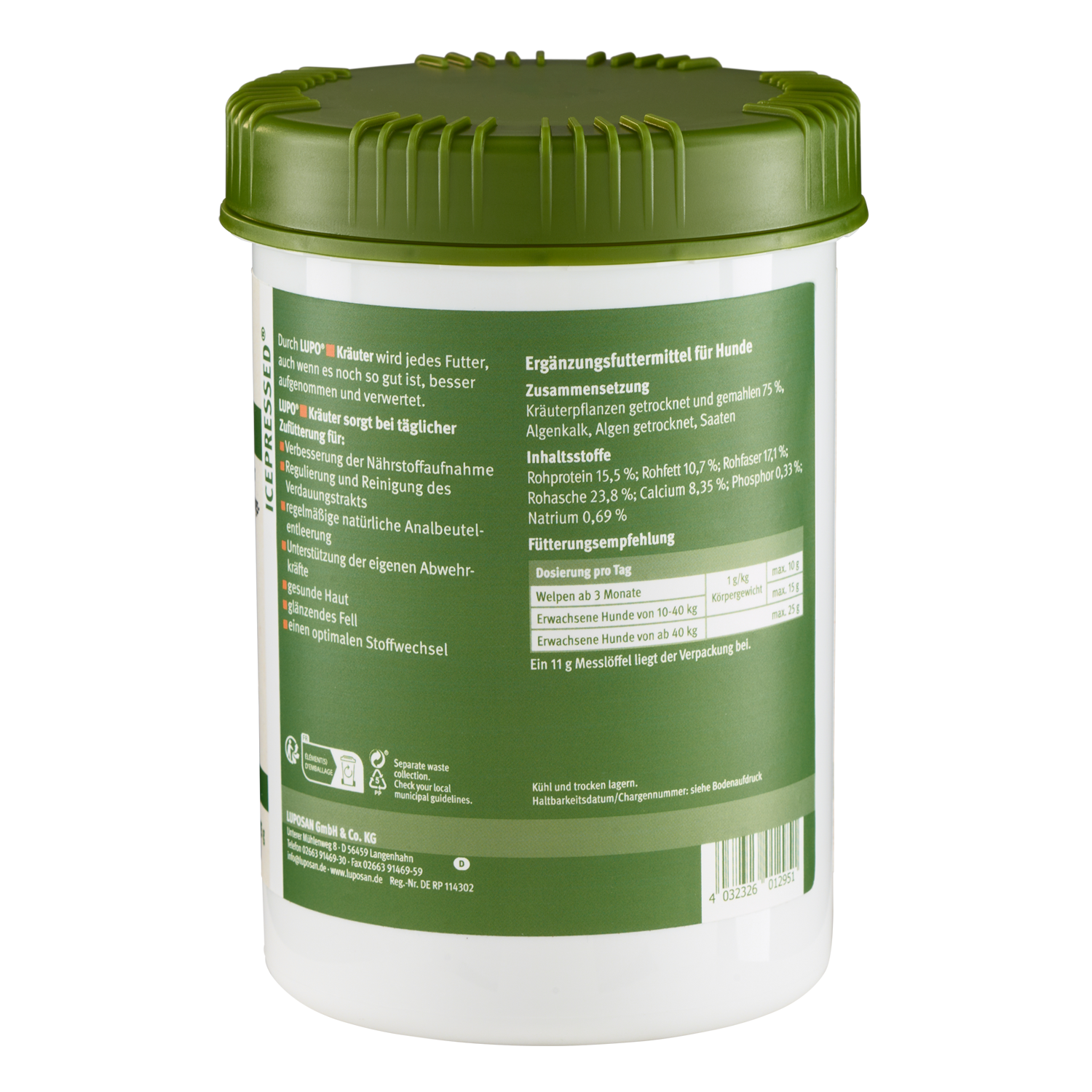 LUPO Kräuter Pellets 1100 g