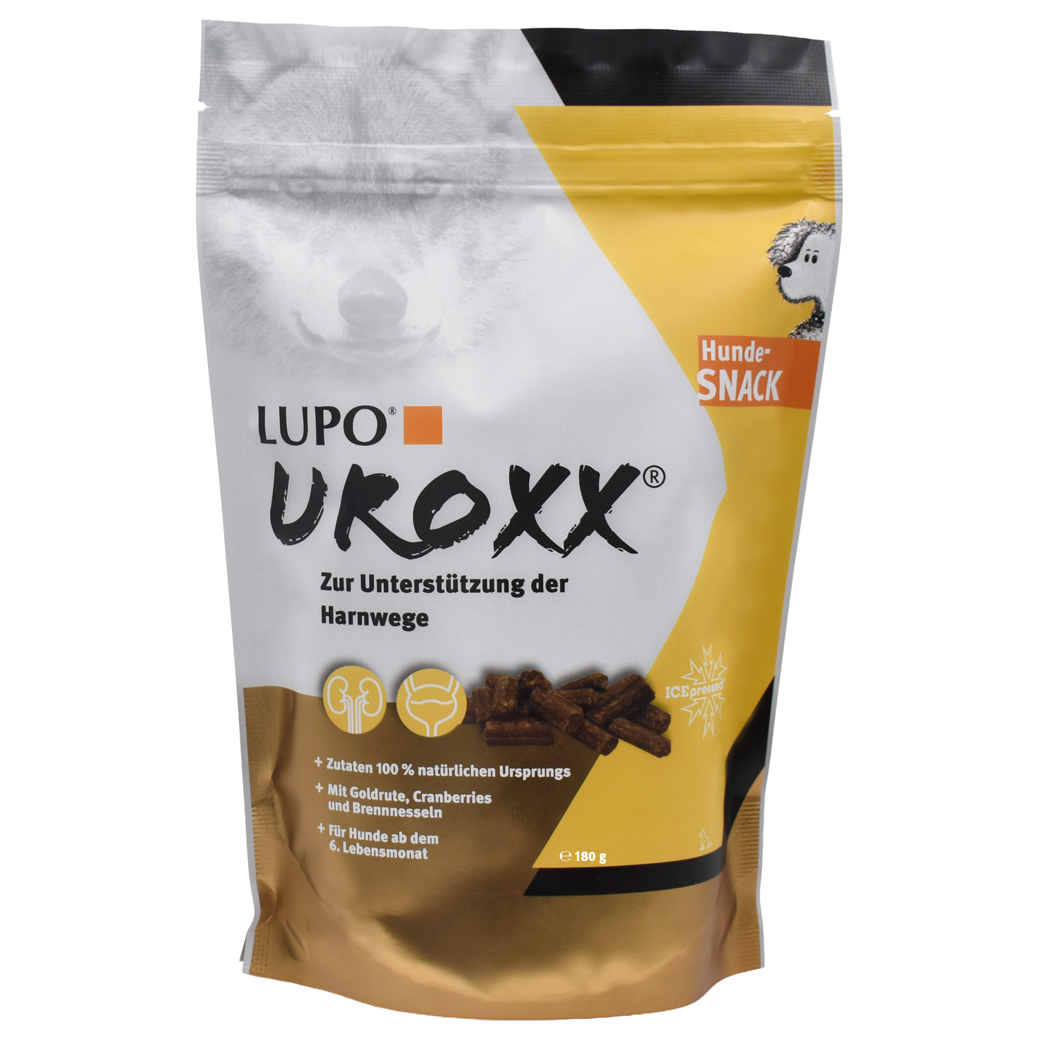 Gratis LUPO UROXX Snack für Hunde 180 g