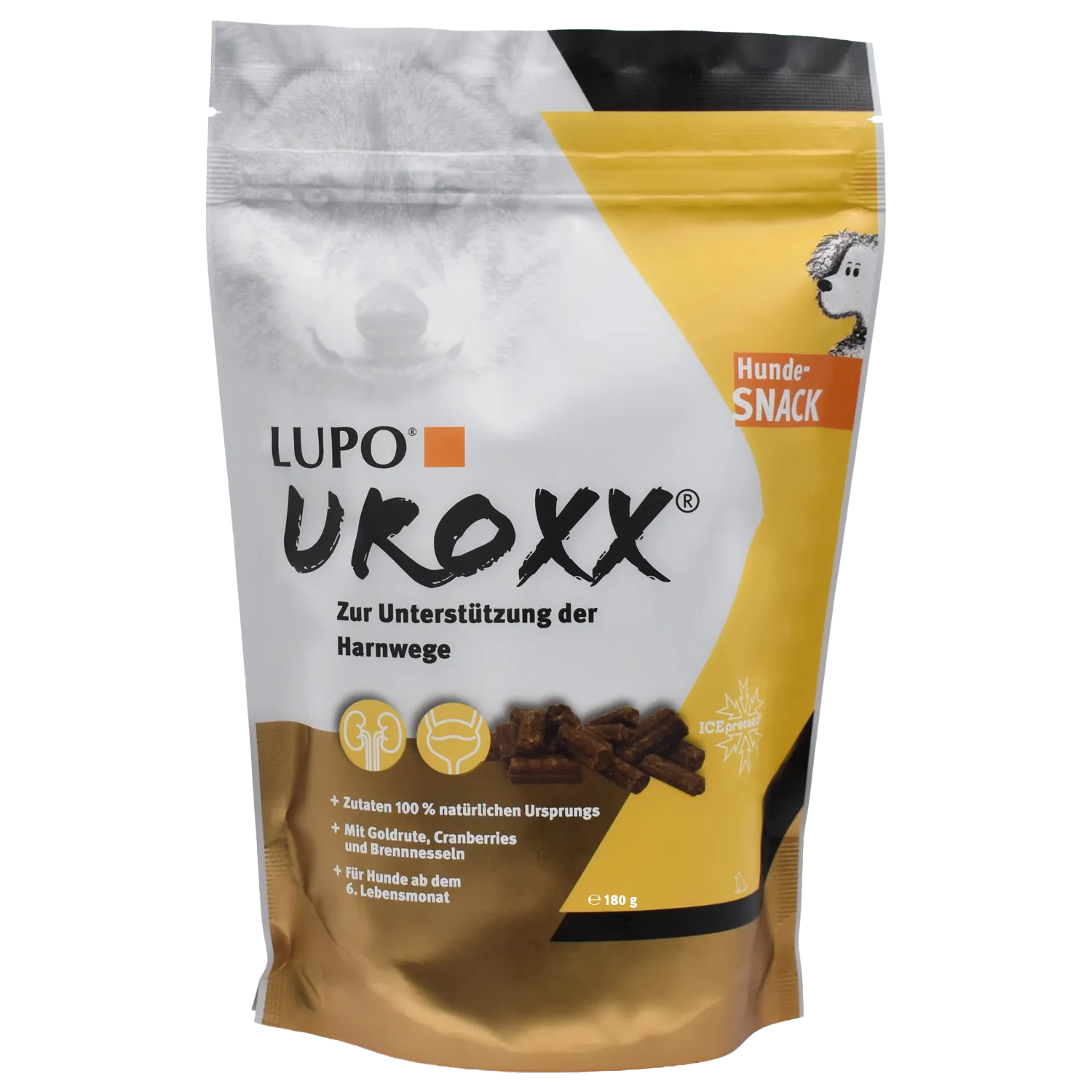 Gratis LUPO UROXX Snack für Hunde 180 g
