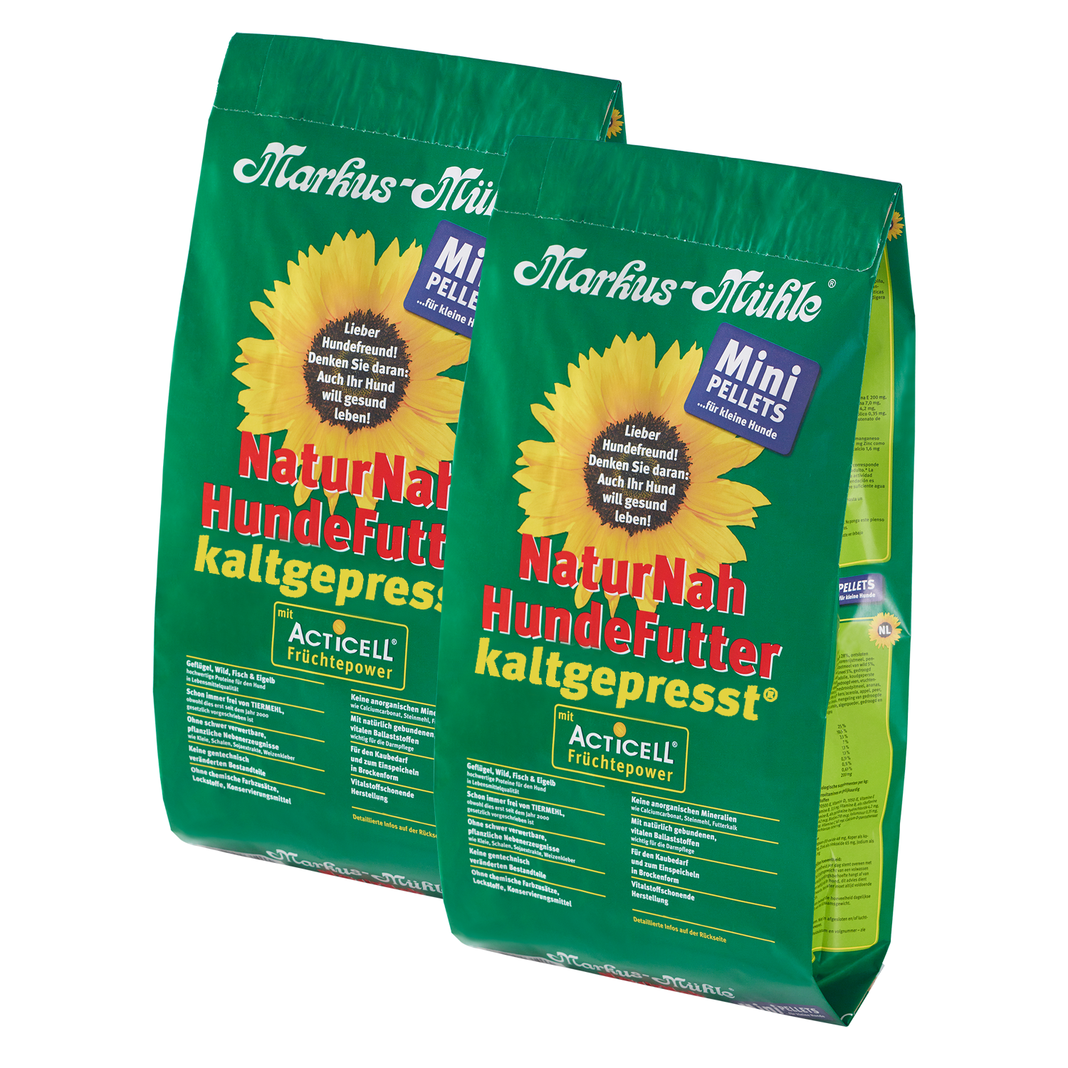 Doppelpack Markus-Mühle NaturNah Mini 5 kg