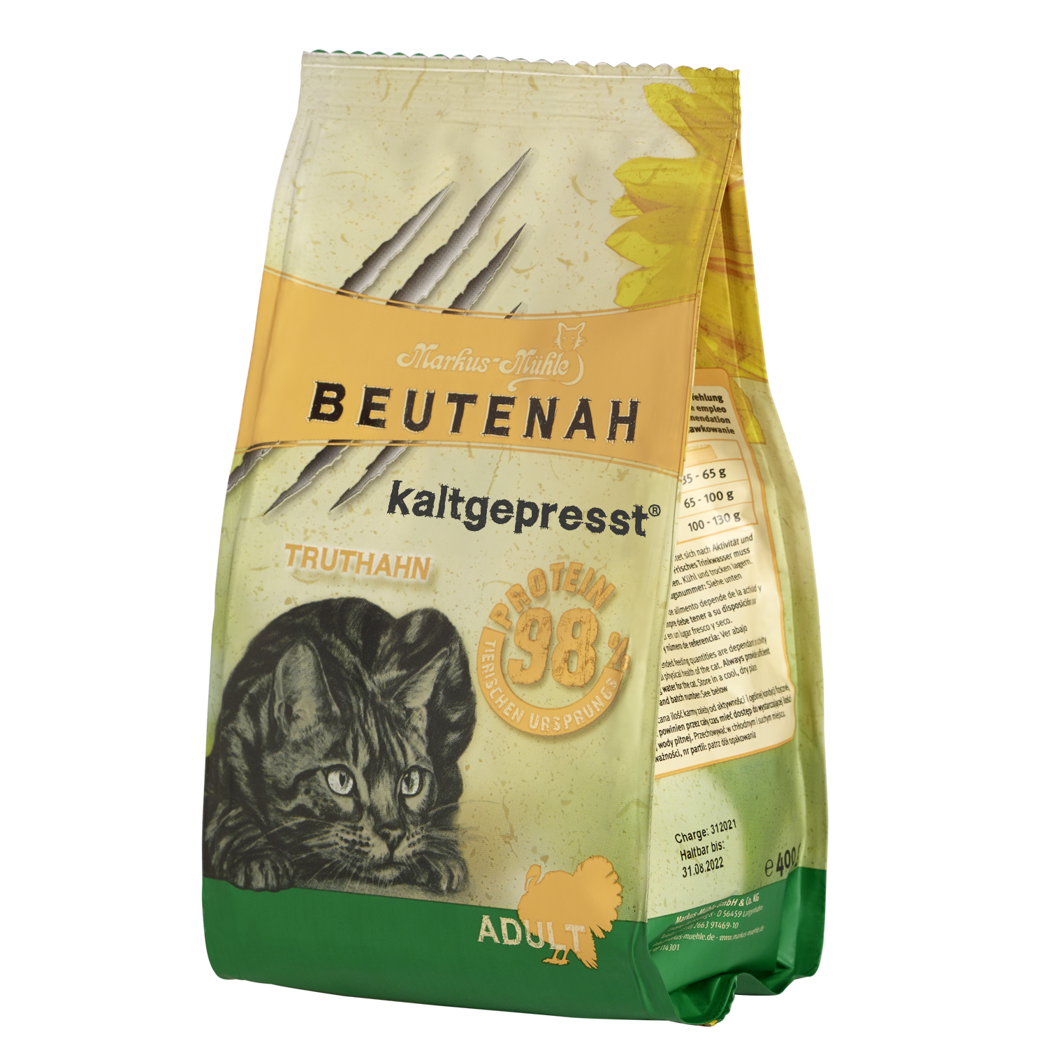 Markus-Mühle BEUTENAH Truthahn 400 g Katzenfutter