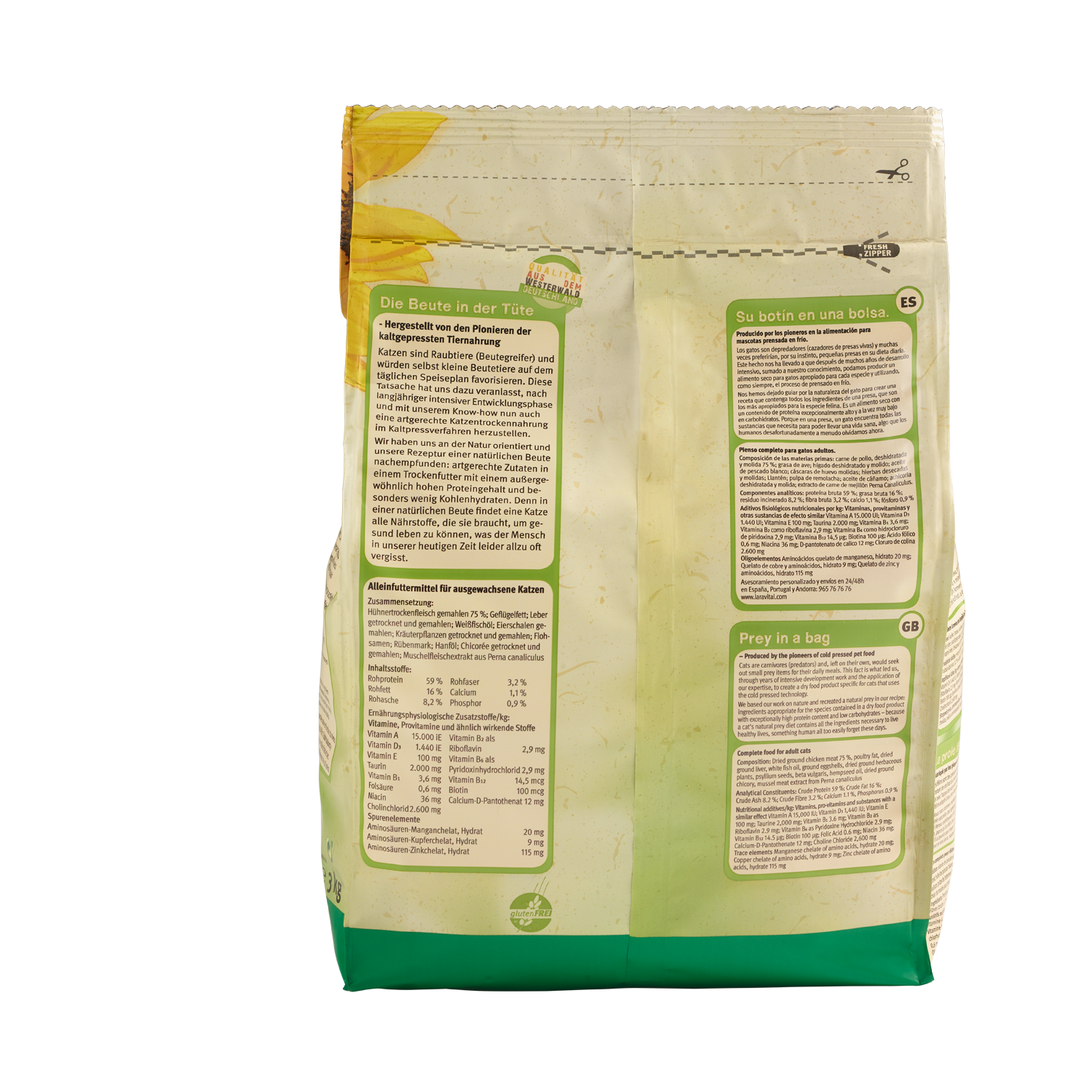 Markus-Mühle BEUTENAH Huhn 3 kg Katzenfutter