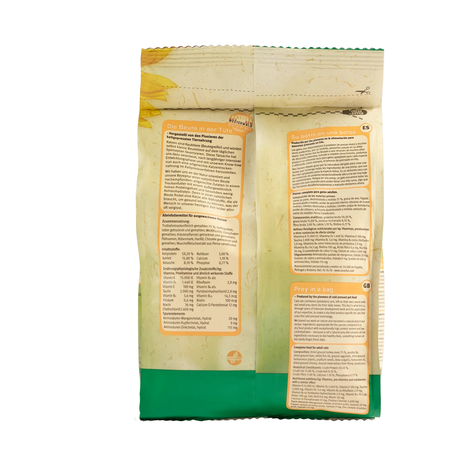 Markus-Mühle BEUTENAH Huhn 1,2 kg Katzenfutter