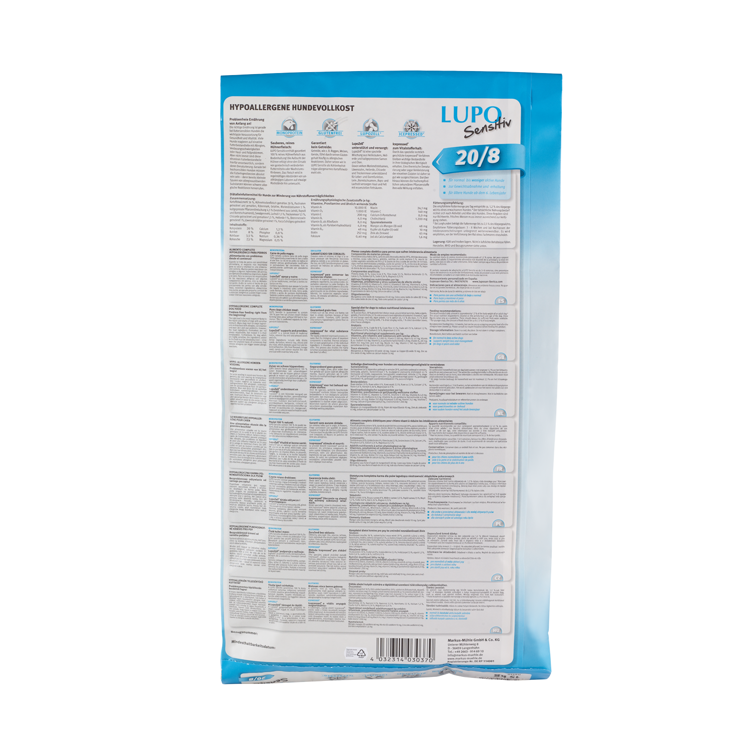 LUPO Sensitiv 20/8 15 kg