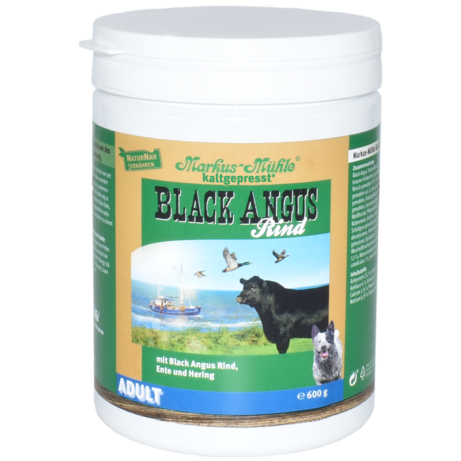 Schnupperangebot Markus-Mühle BLACK ANGUS ADULT 600 g