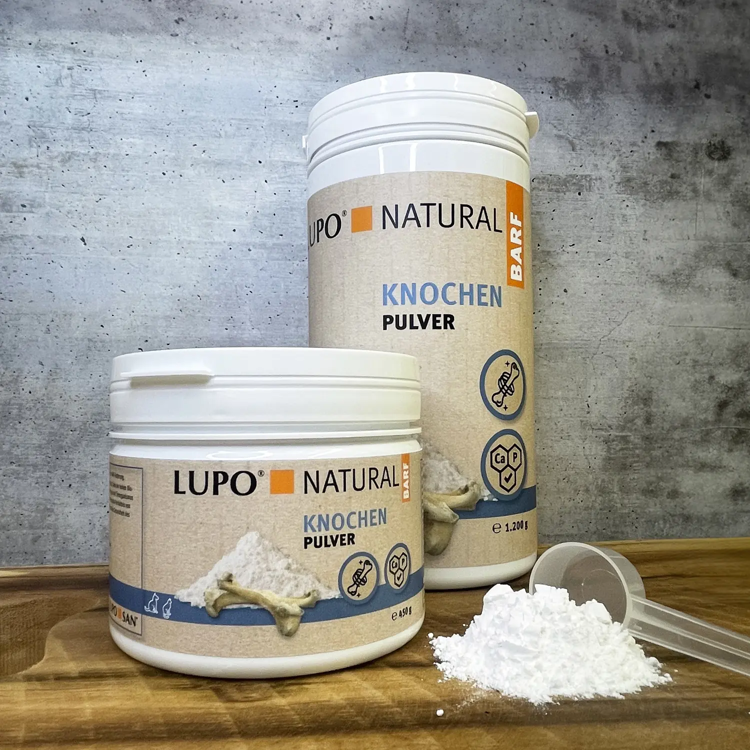 LUPO NATURAL BARF Knochen Pulver 450 g 