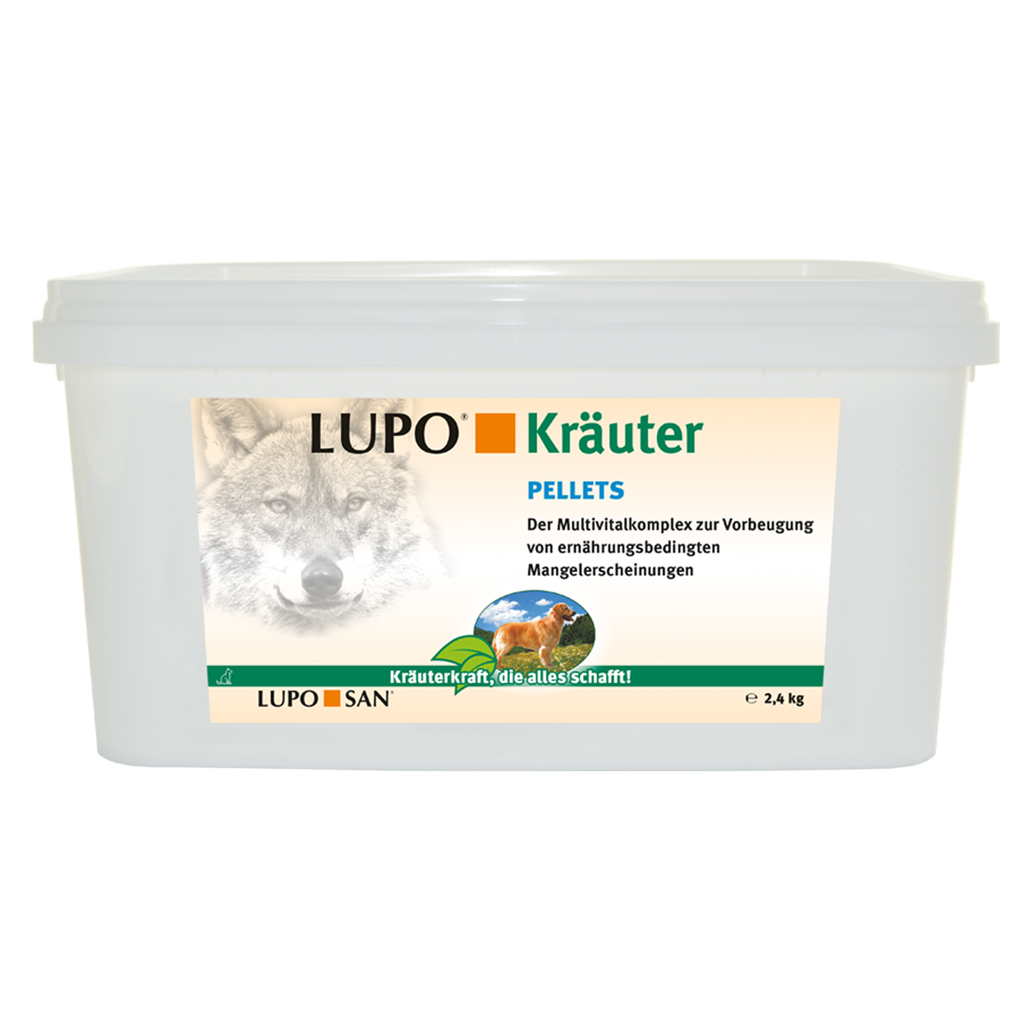 LUPO Kräuter Pellets 2,4 kg Eimer