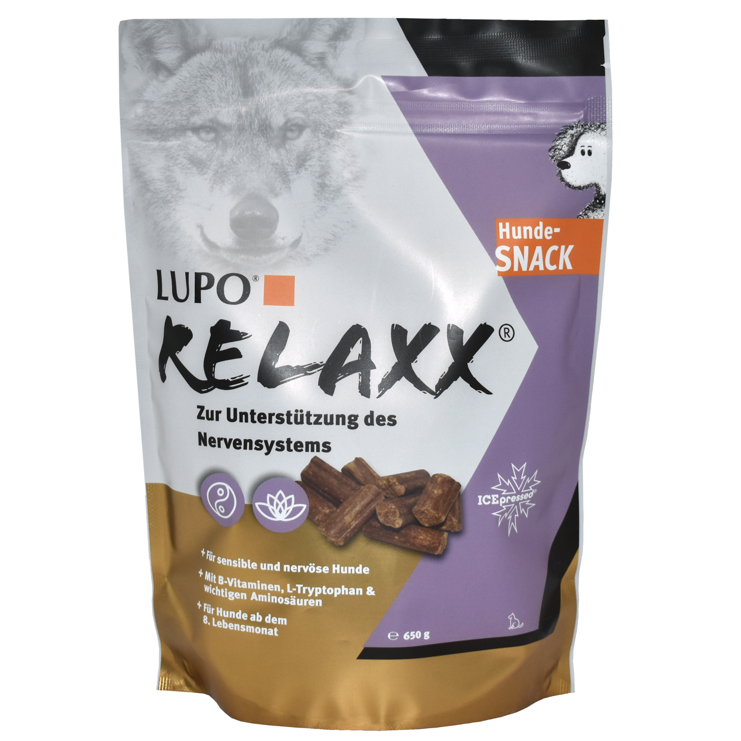 LUPO RELAXX Snack für Hunde 650 g LUPO RELAXX Snack für Hunde 650 g