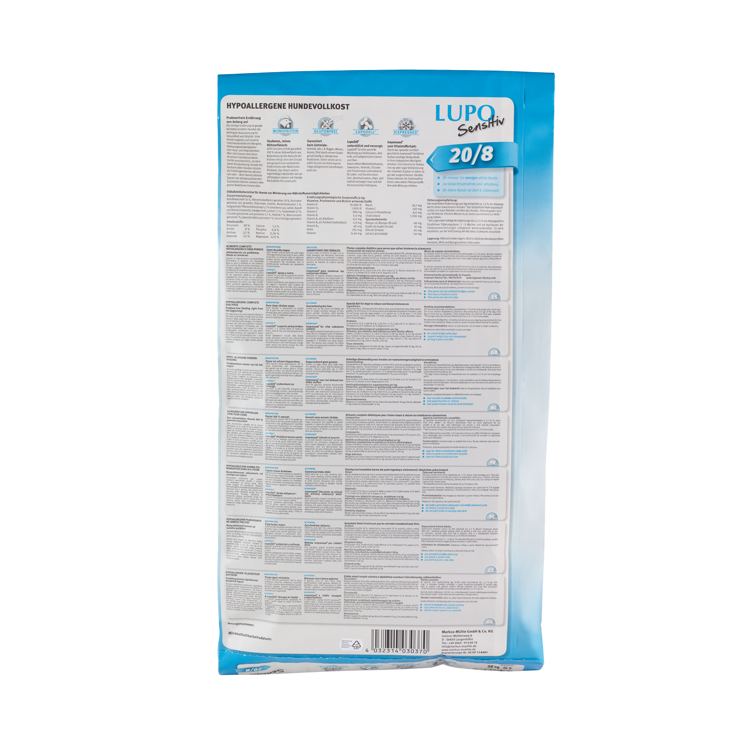 LUPO Sensitiv 20/8 Hundefutter kaufen | Futtershop